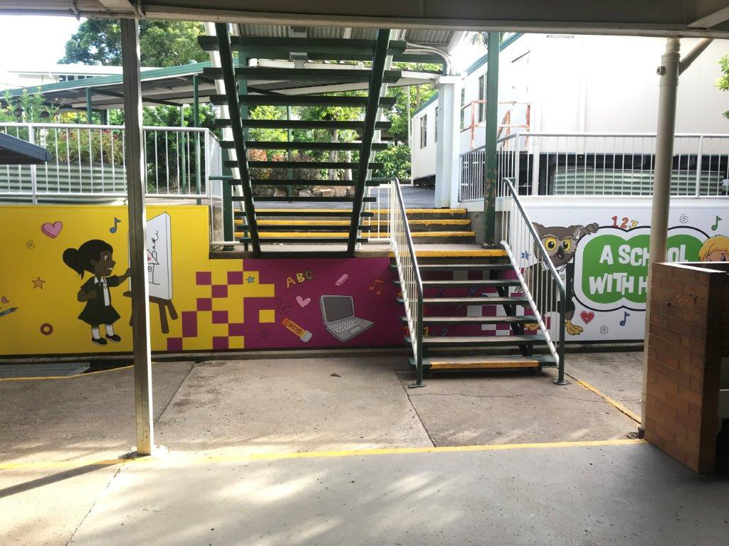 82m2 mural for Marshall Road State School, 2020