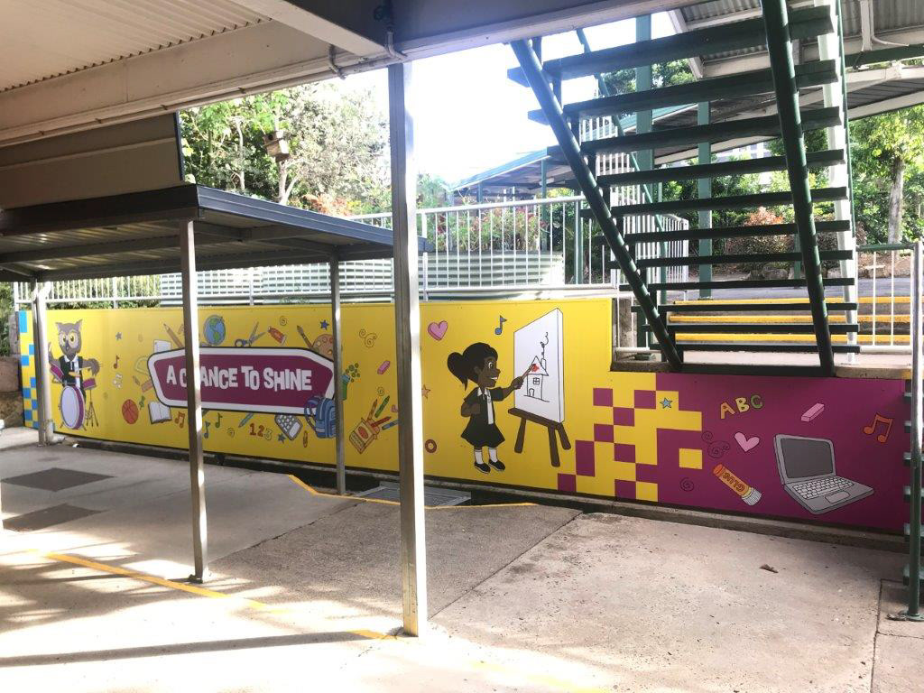82m2 mural for Marshall Road State School, 2020