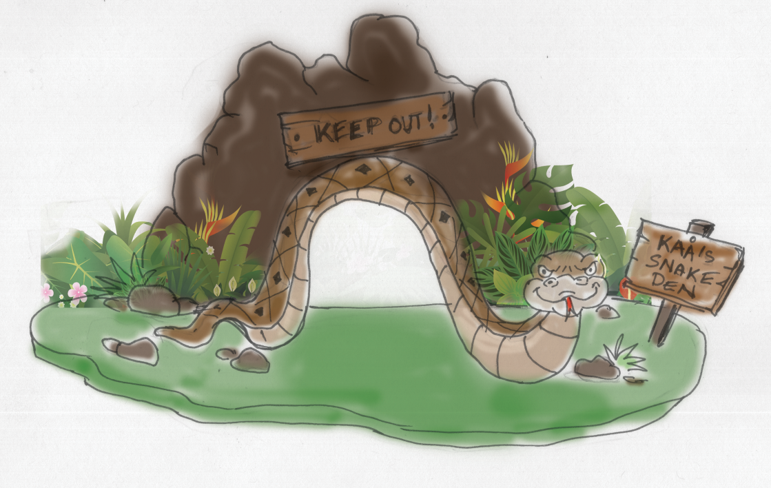 artist impression sketch for building set