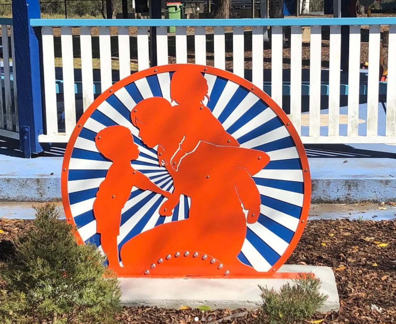 Zonta Ipswich Silhouette Art installation. Located in Lobley Park, Churchill Q 4305