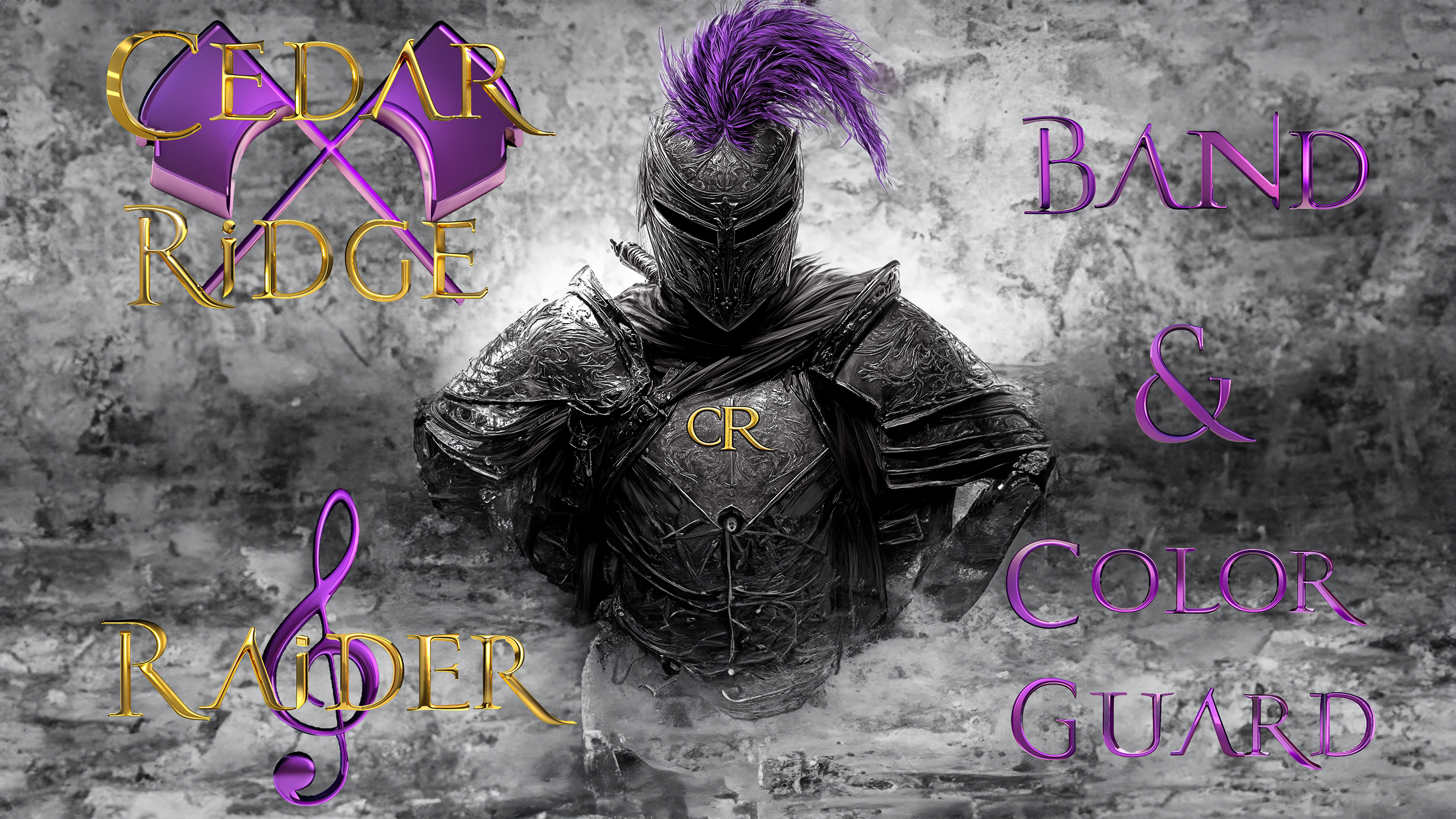 In order to leverage Adobe's Text Effects (metallic rendering of letters/symbols), James created his first Font.    The Color Guard Flags are a result of this newly created Font.