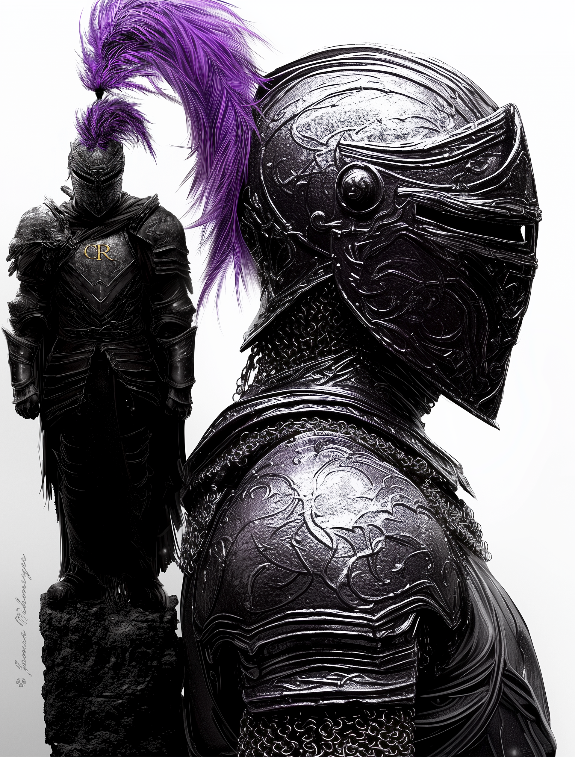 Raider V1 - Full Body Completed - Side profile of Raider v4