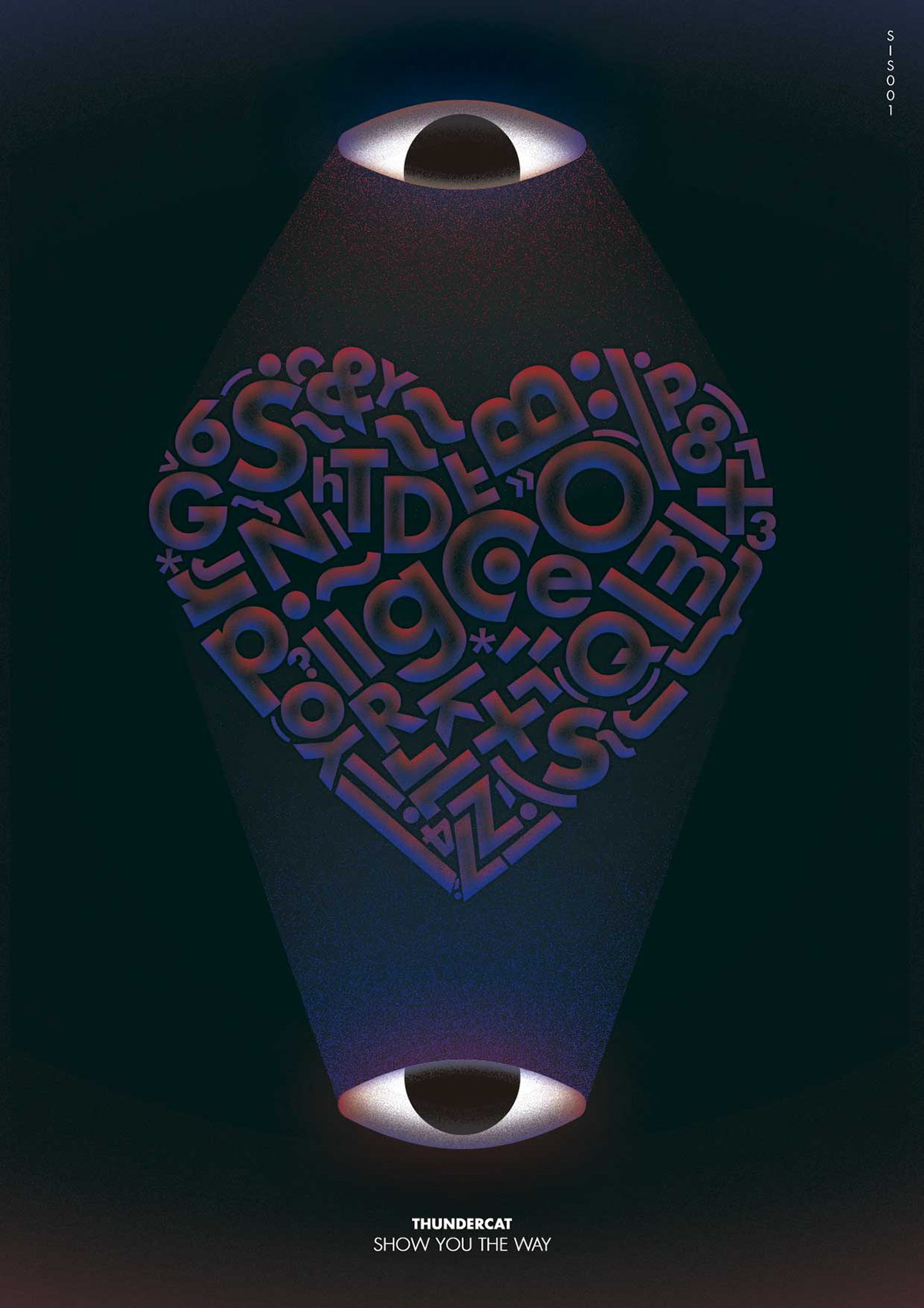 A "Posters for Songs" project created with Carline D'Almeida_Posters made with love, not just for love songs.