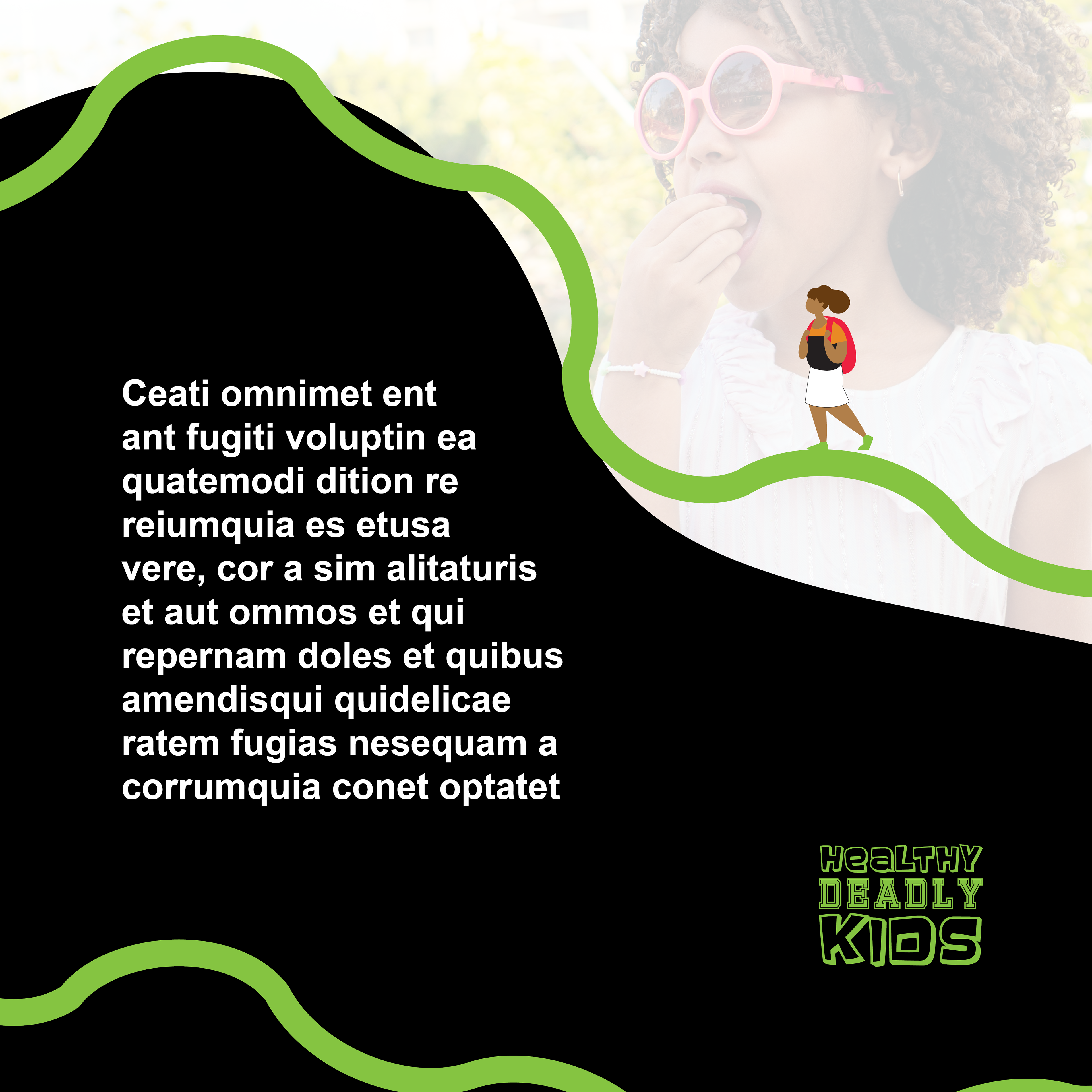 Social Media Tiles - HDK (Healthy Deadly Kids)