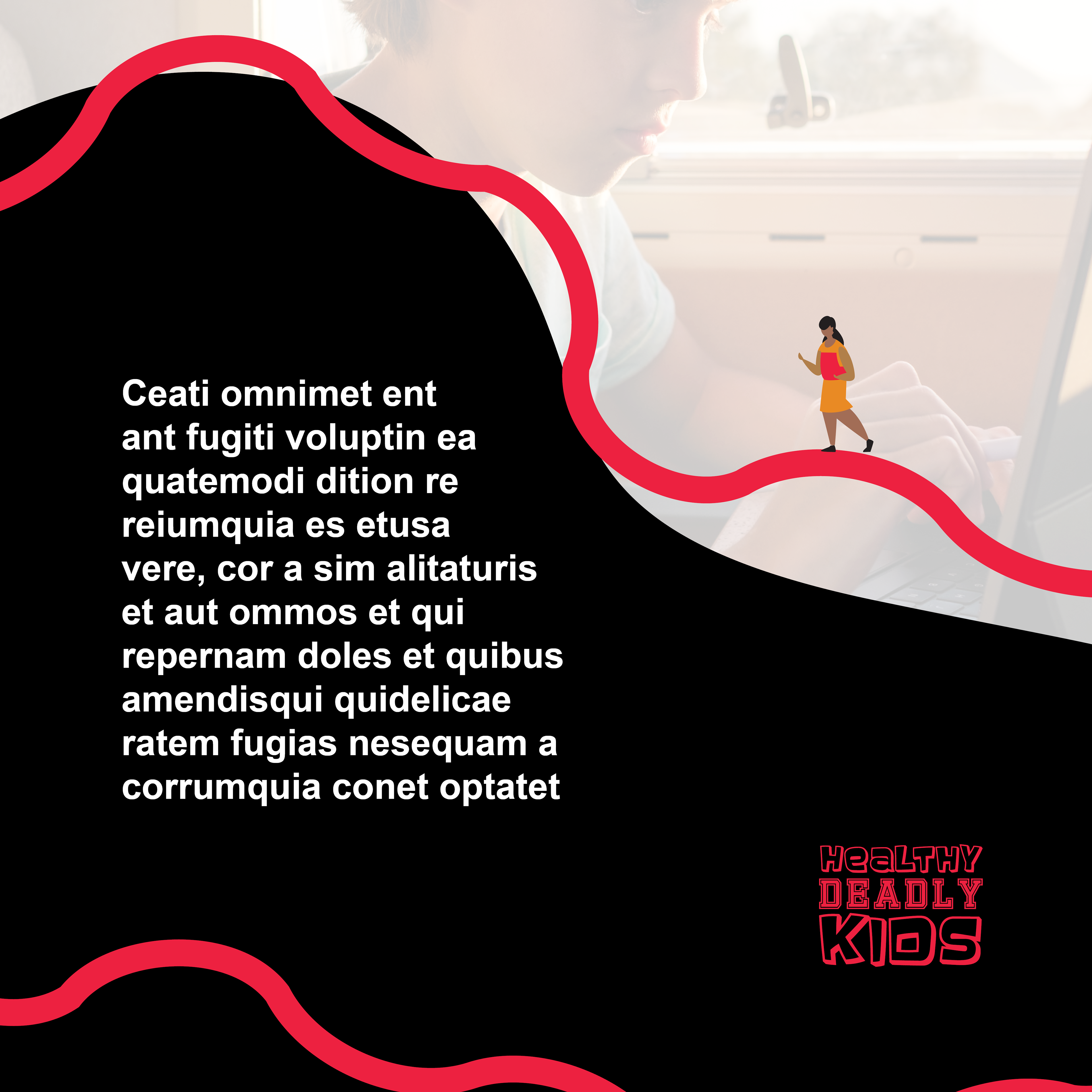 Social Media Tiles - HDK (Healthy Deadly Kids)