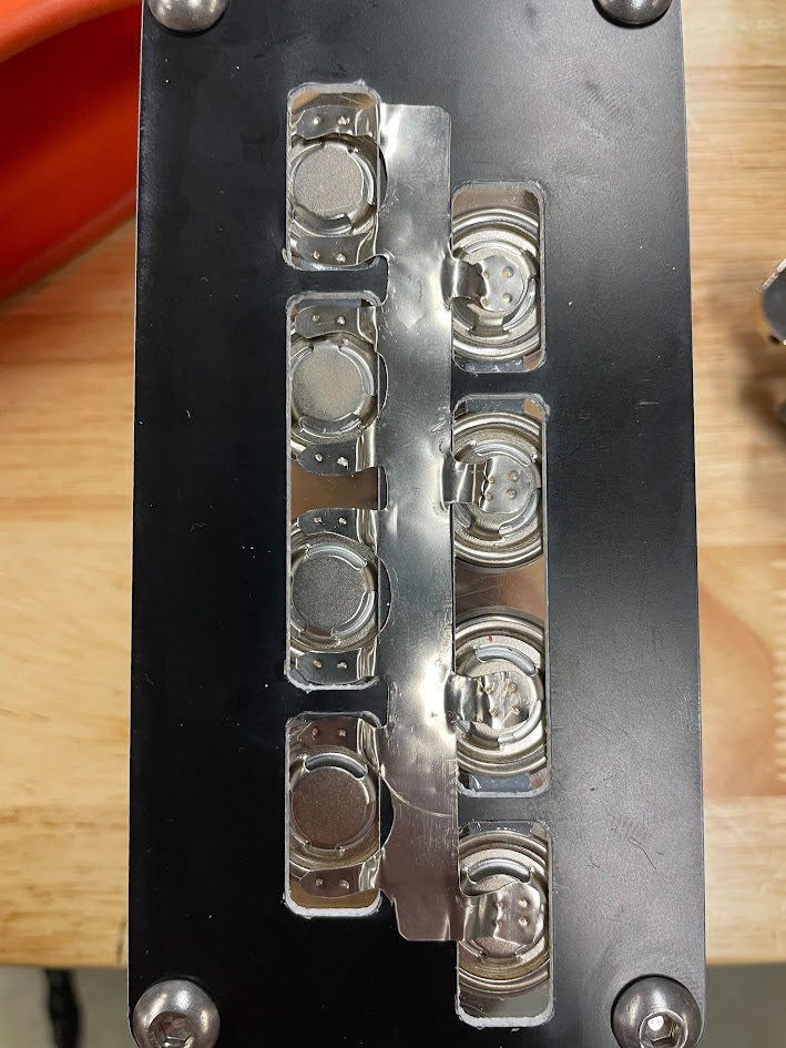 Spot-welding the fusible links