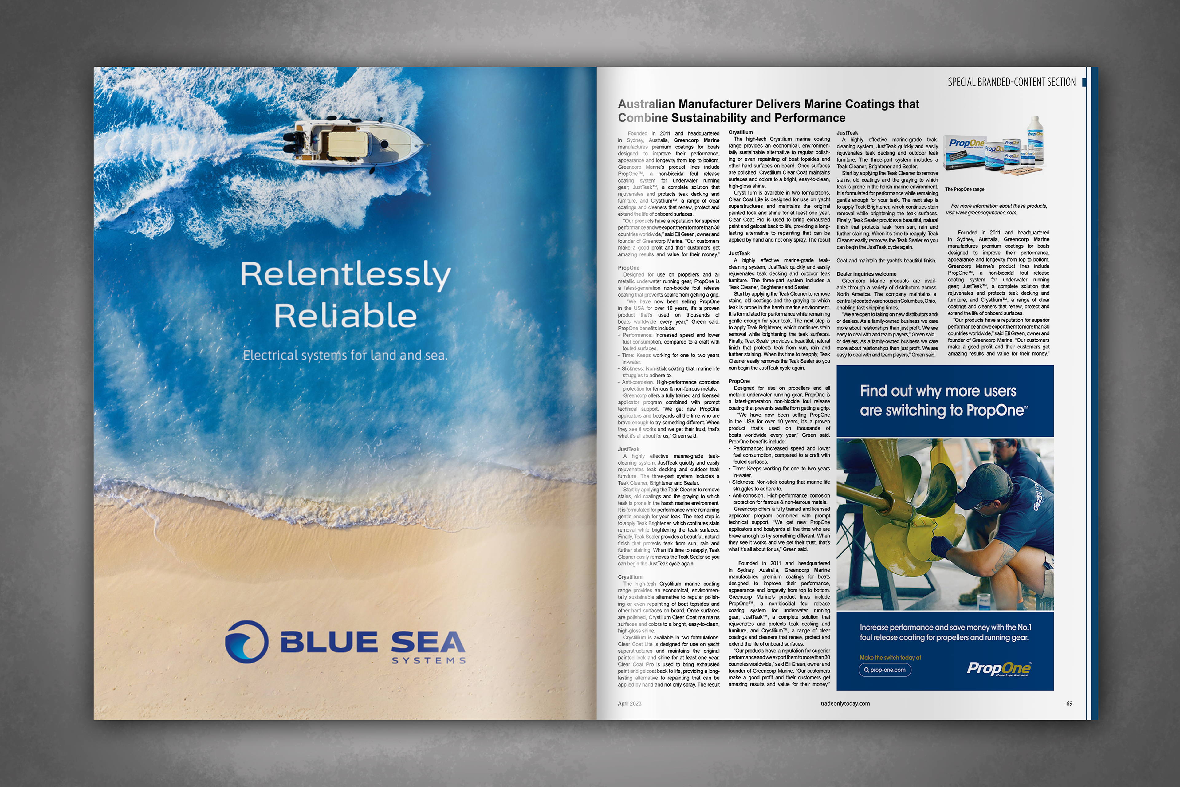 New Brand Print Advert