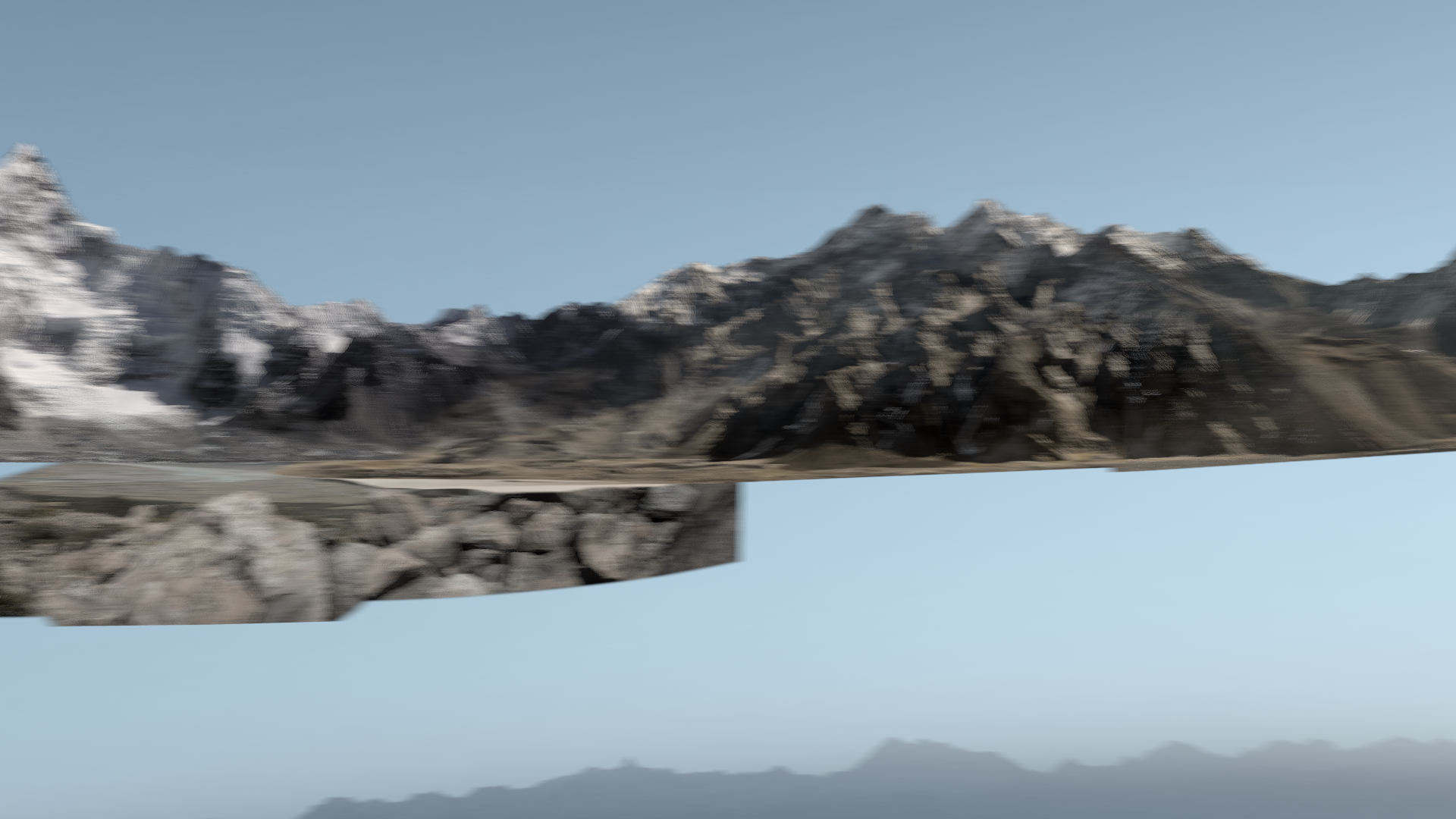 mountain projection