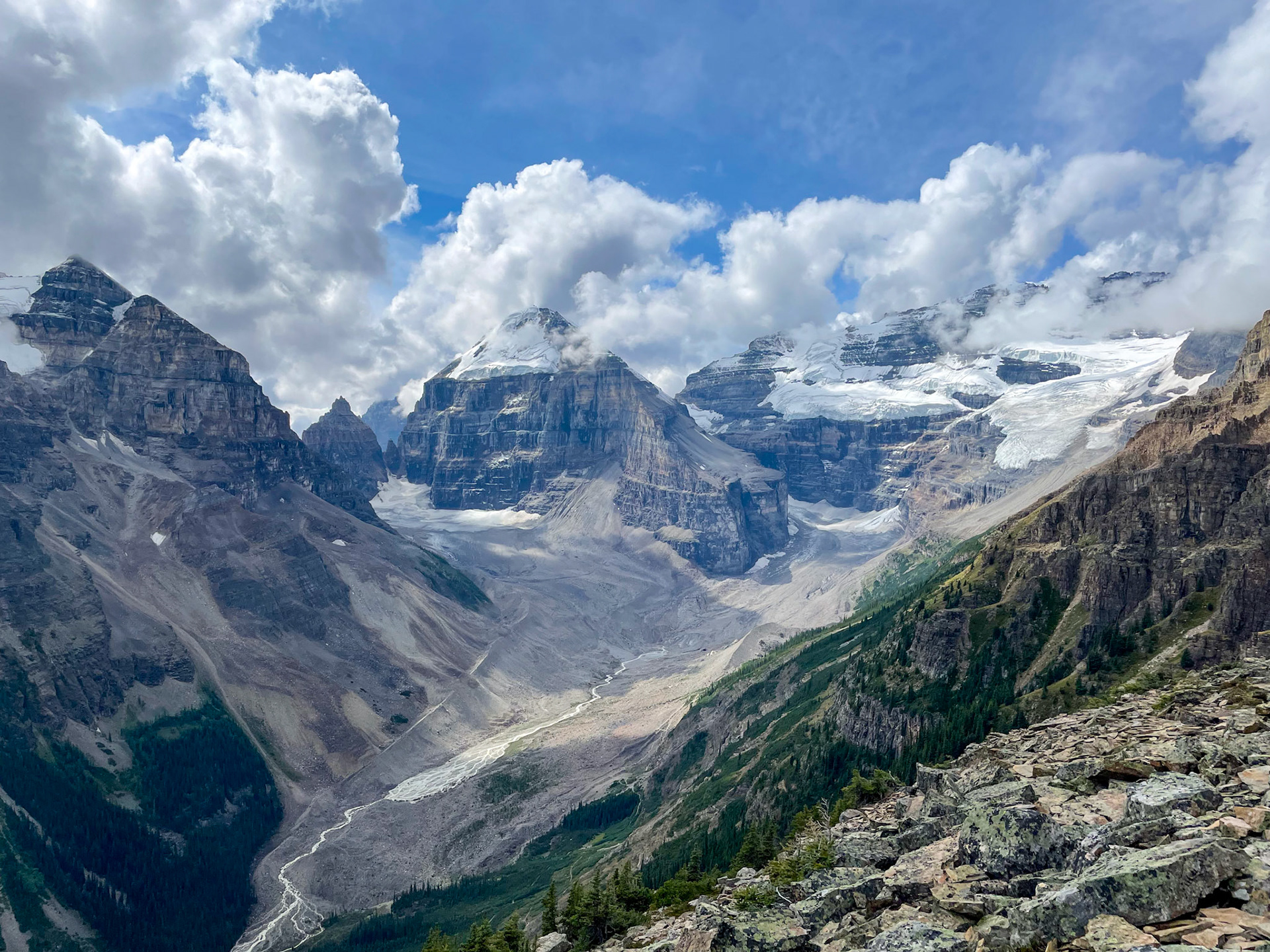 Plain of the Six Glaciers