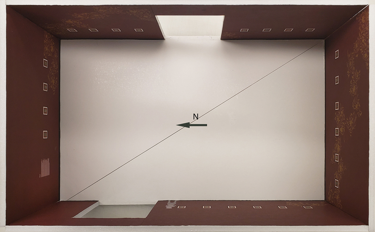 Study model top view