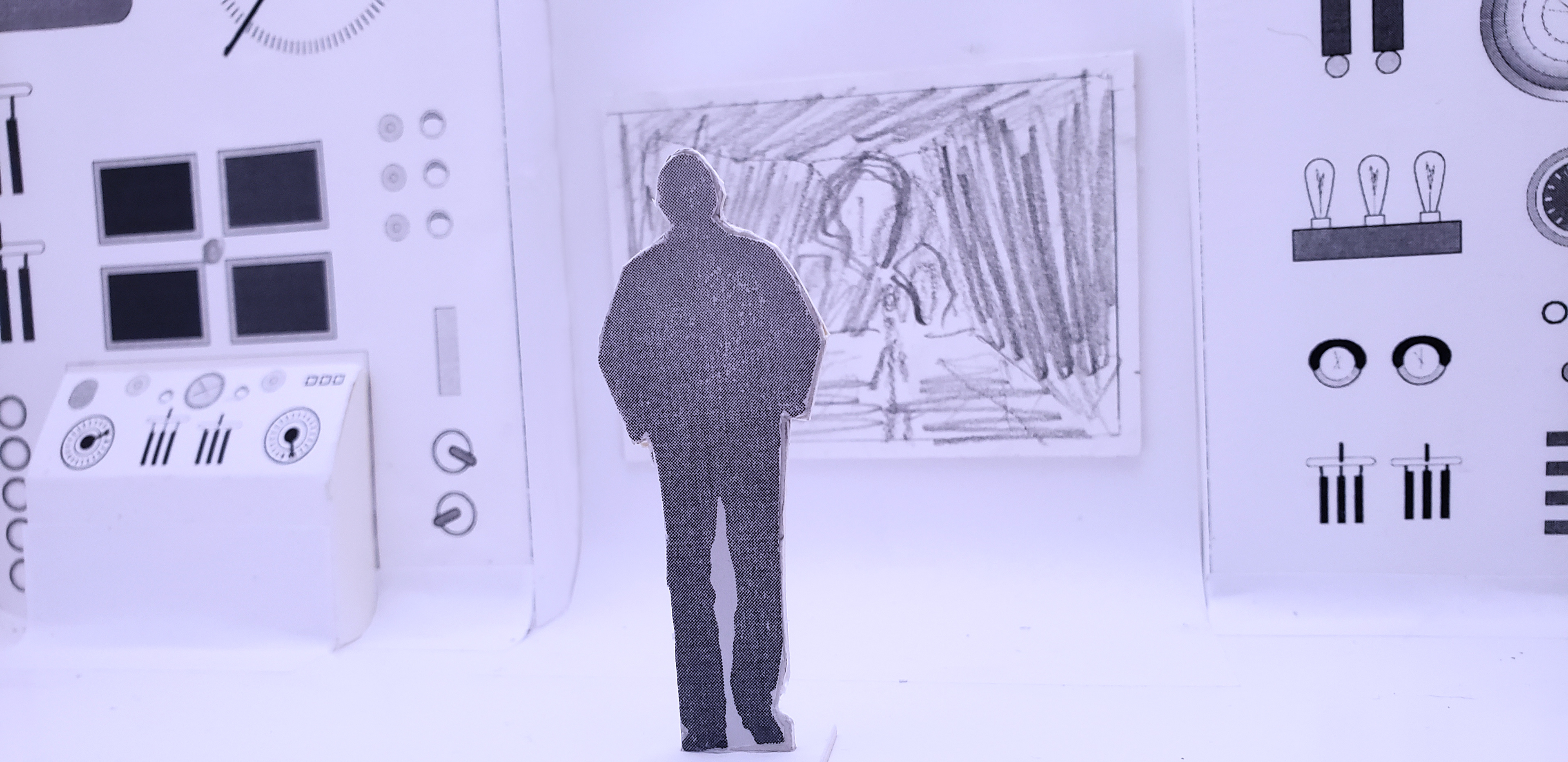 Discovering the Wizard's hidden "apparatus". Image from physical model interior
