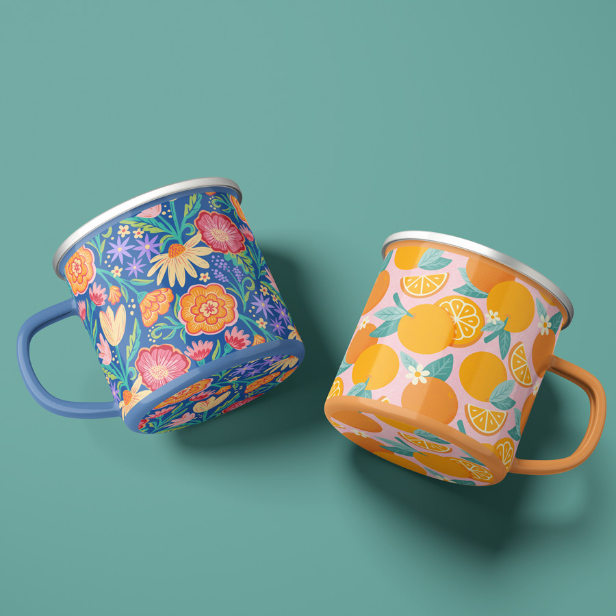 Floral Fiesta & Orange Medley