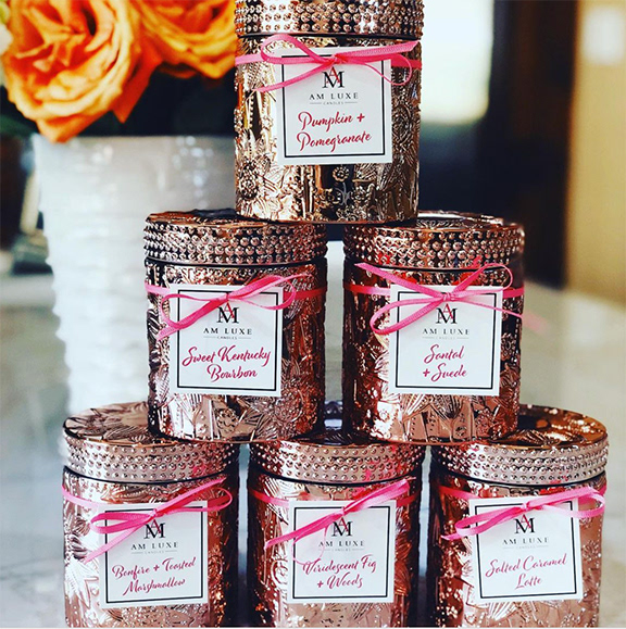 AM LUXE Fragrance Labels Jar Packaging