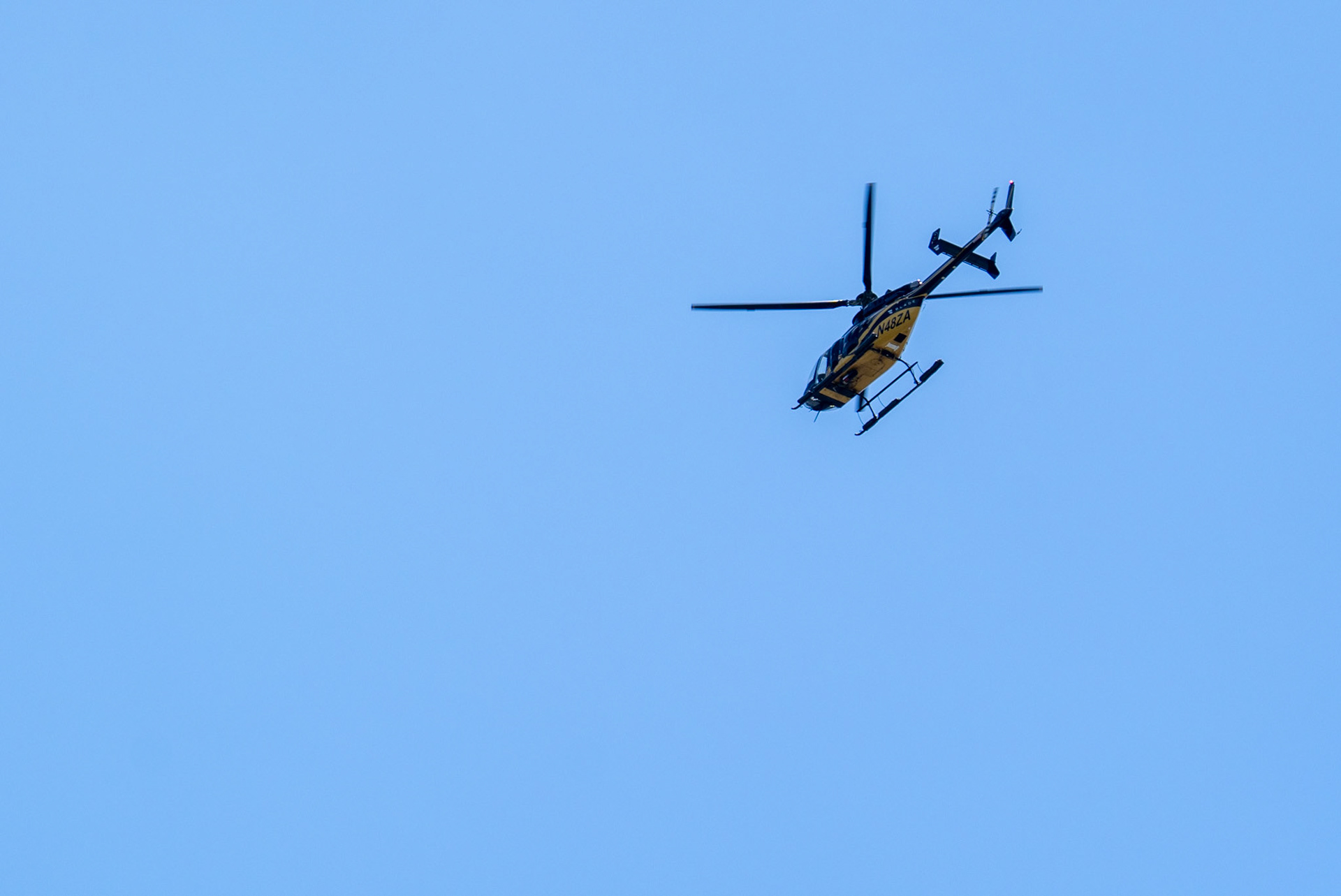 Yellow copter