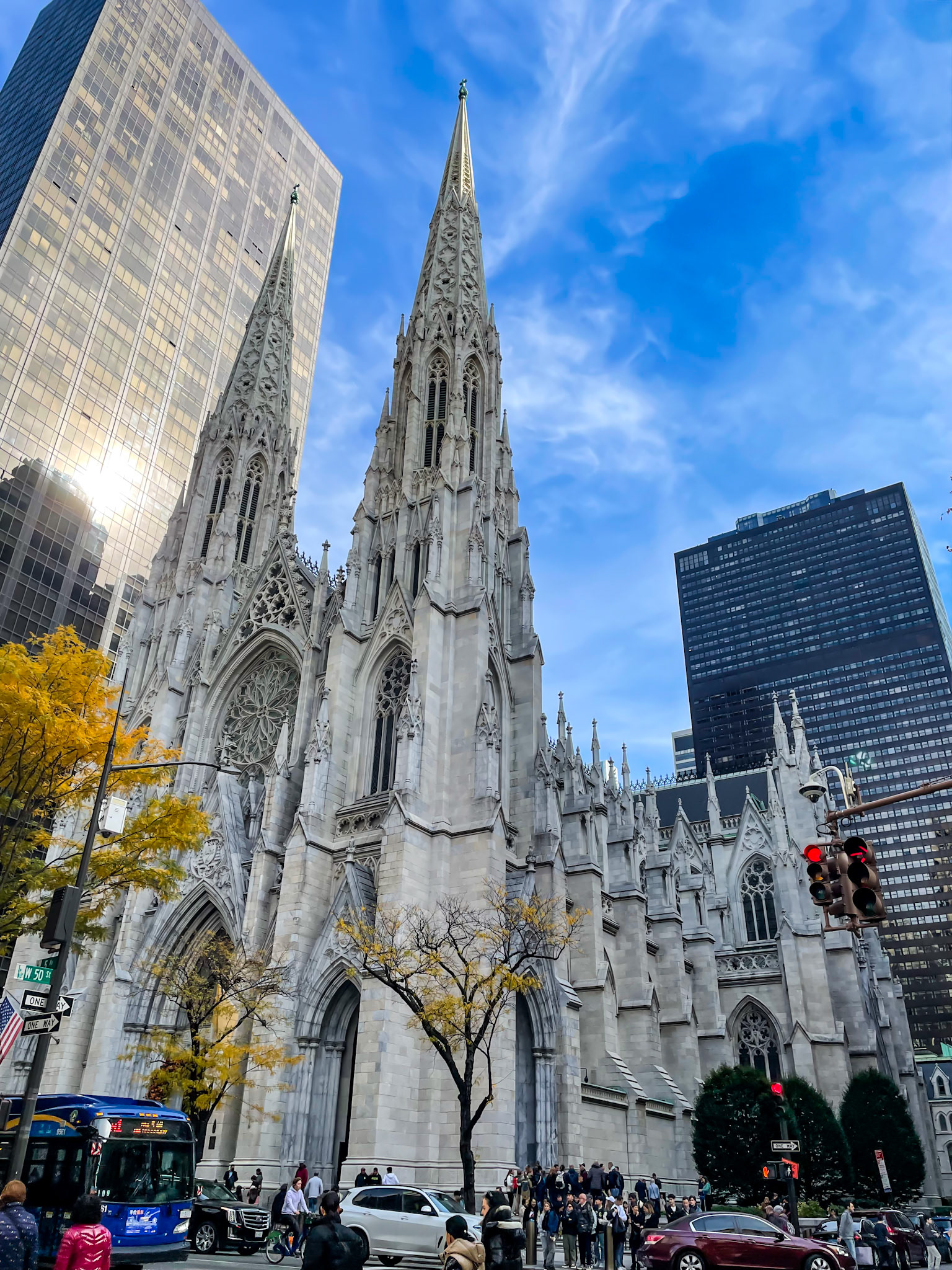 New York, NY - Oct 30, 2022: St. Patrick's cathedral