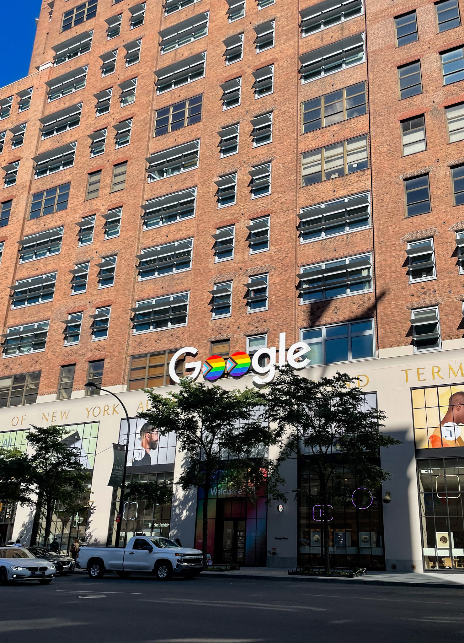 New York, NY, US - Jun 19, 2022: Google Chelsea storefront