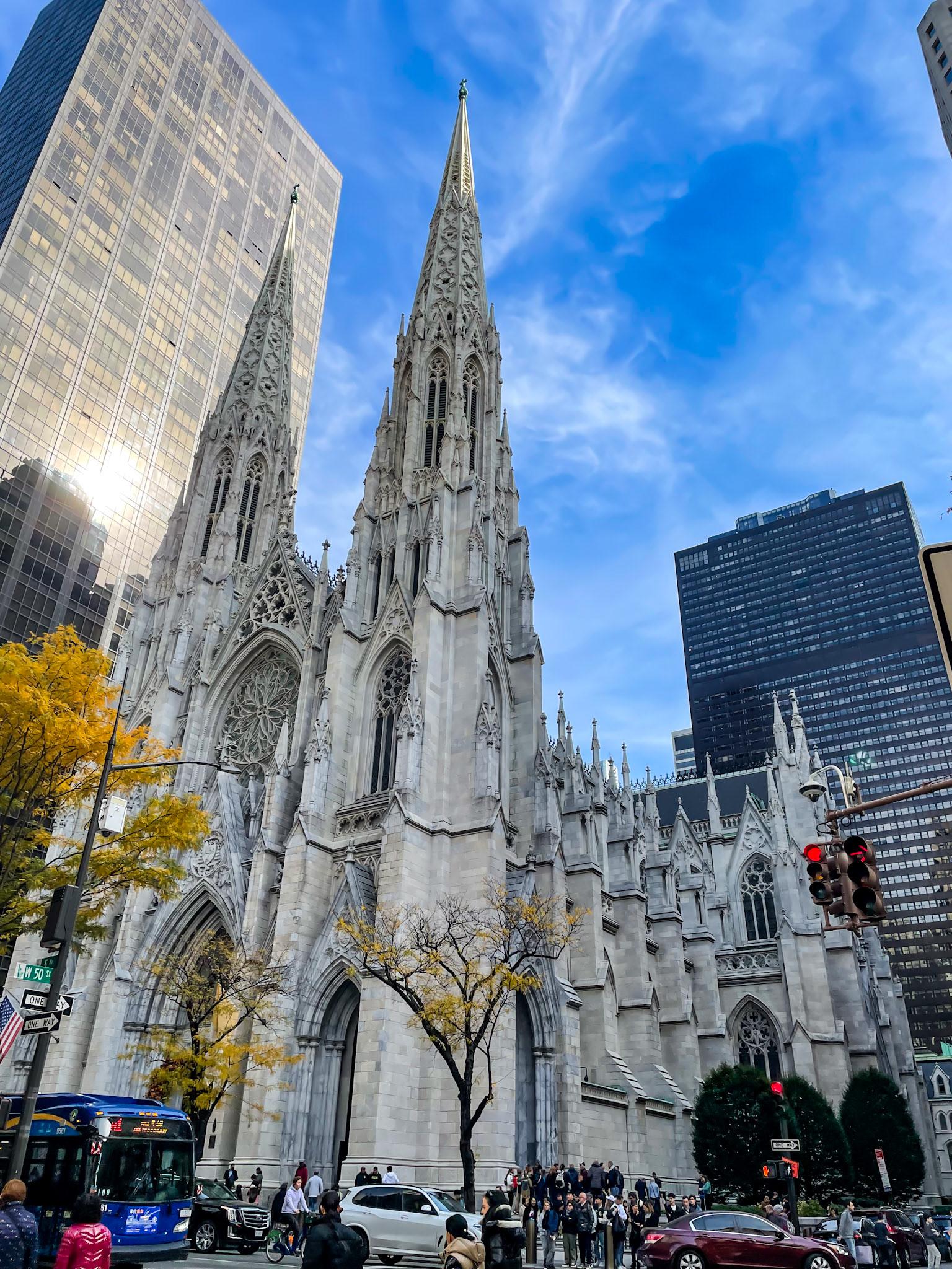 New York, NY - Oct 30, 2022: St. Patrick's cathedral