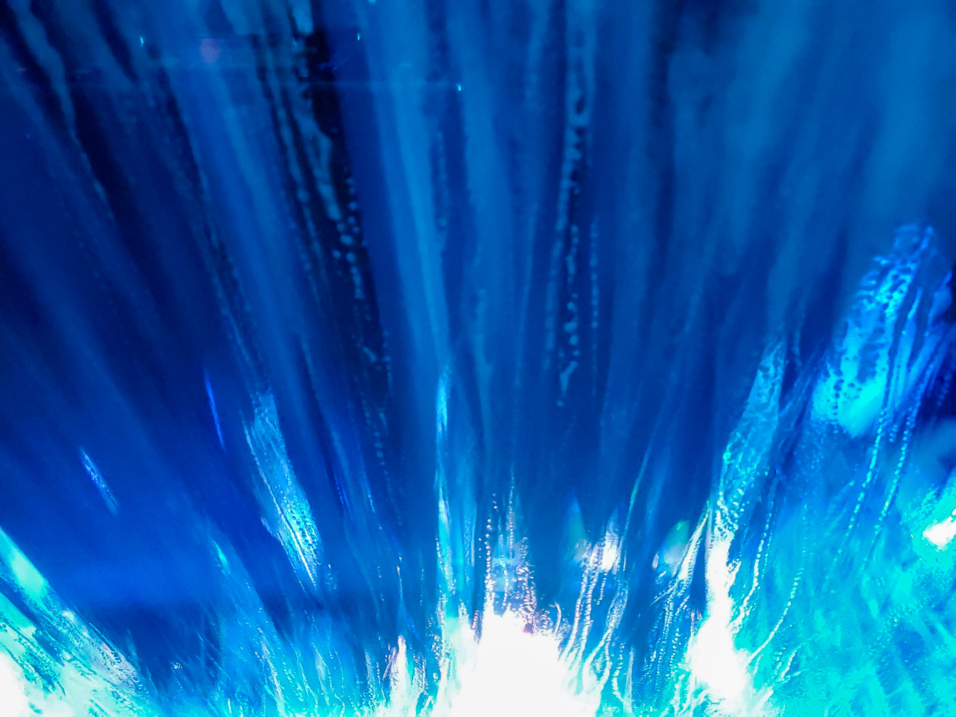 Orem, UT, US - Aug 1, 2020: Windshield passing through a car wash