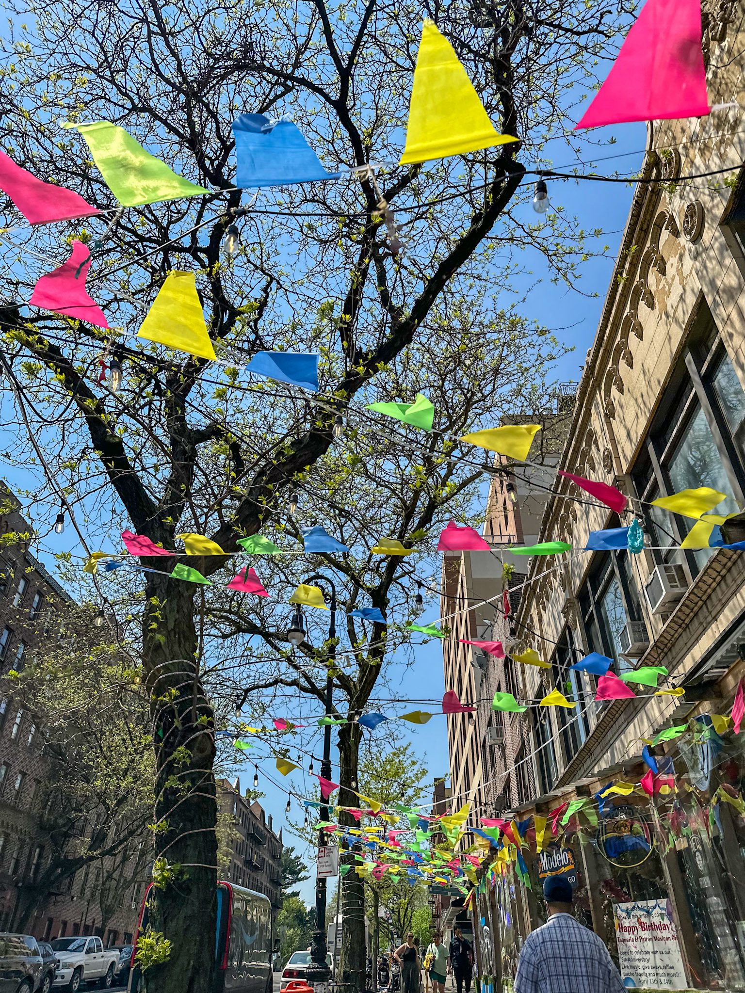 Flags on Lincoln