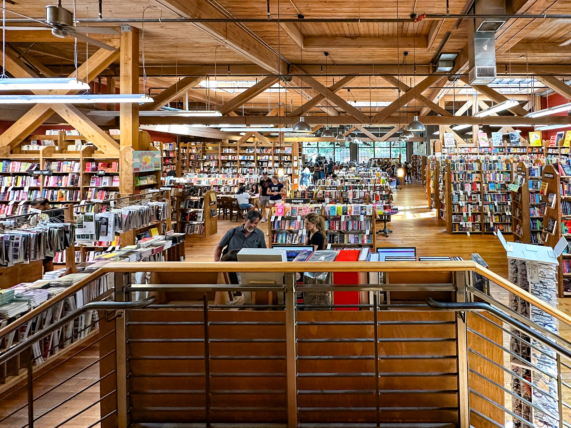 Seattle, WA, US - Aug 12, 2023: Bookstore interior
