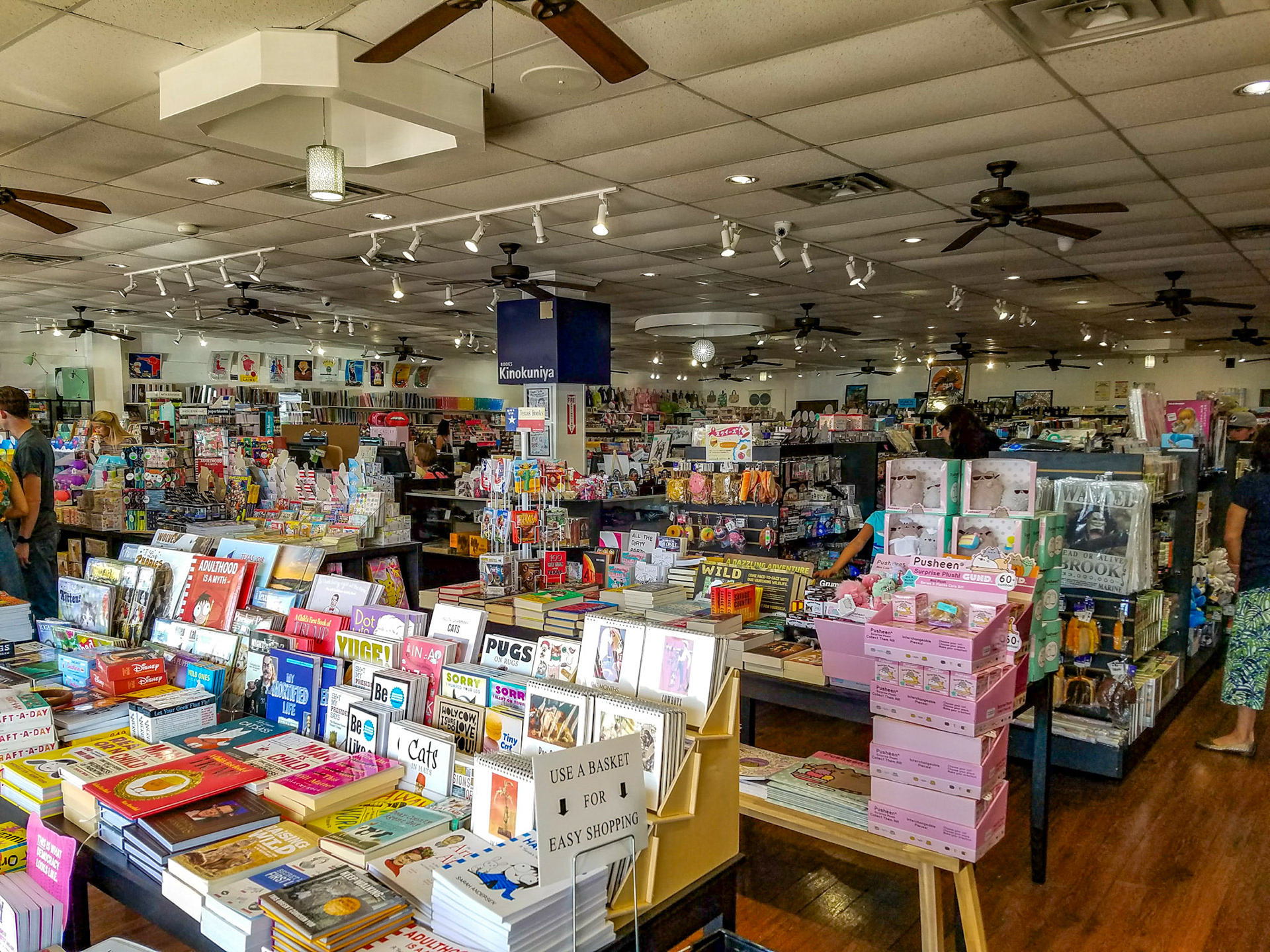 Carrollton, TX, US - Sep 16, 2017: Interior of Japanese bookstore Kinokuniya