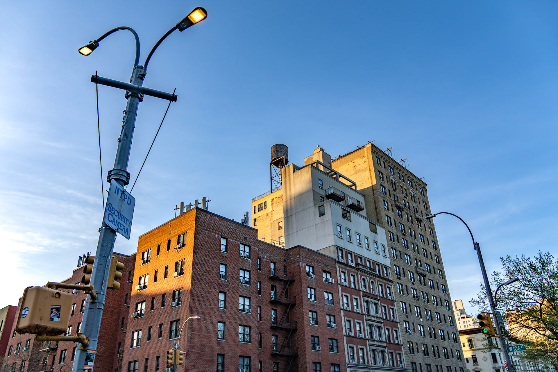 New York, NY, US - Apr 16, 2024: Upper West Side buildings