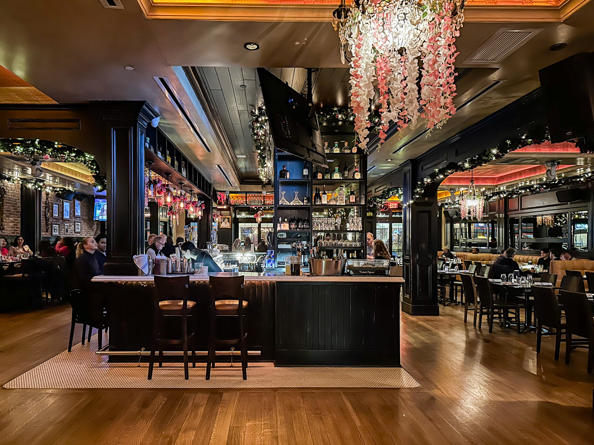 Stamford, CT, US - Feb 13, 2025: Hudson Social interior