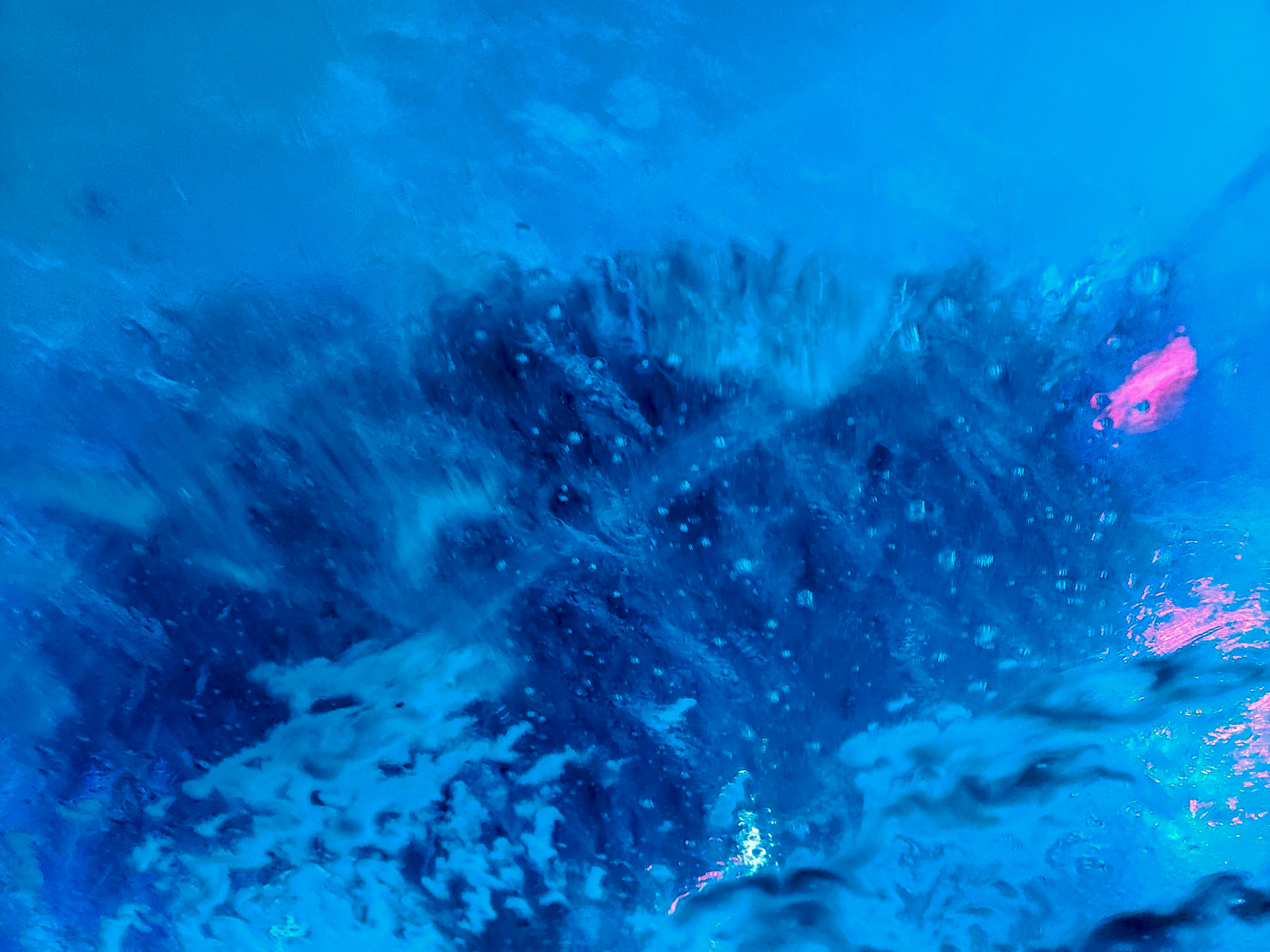 Orem, UT, US - Aug 1, 2020: Windshield passing through a car wash