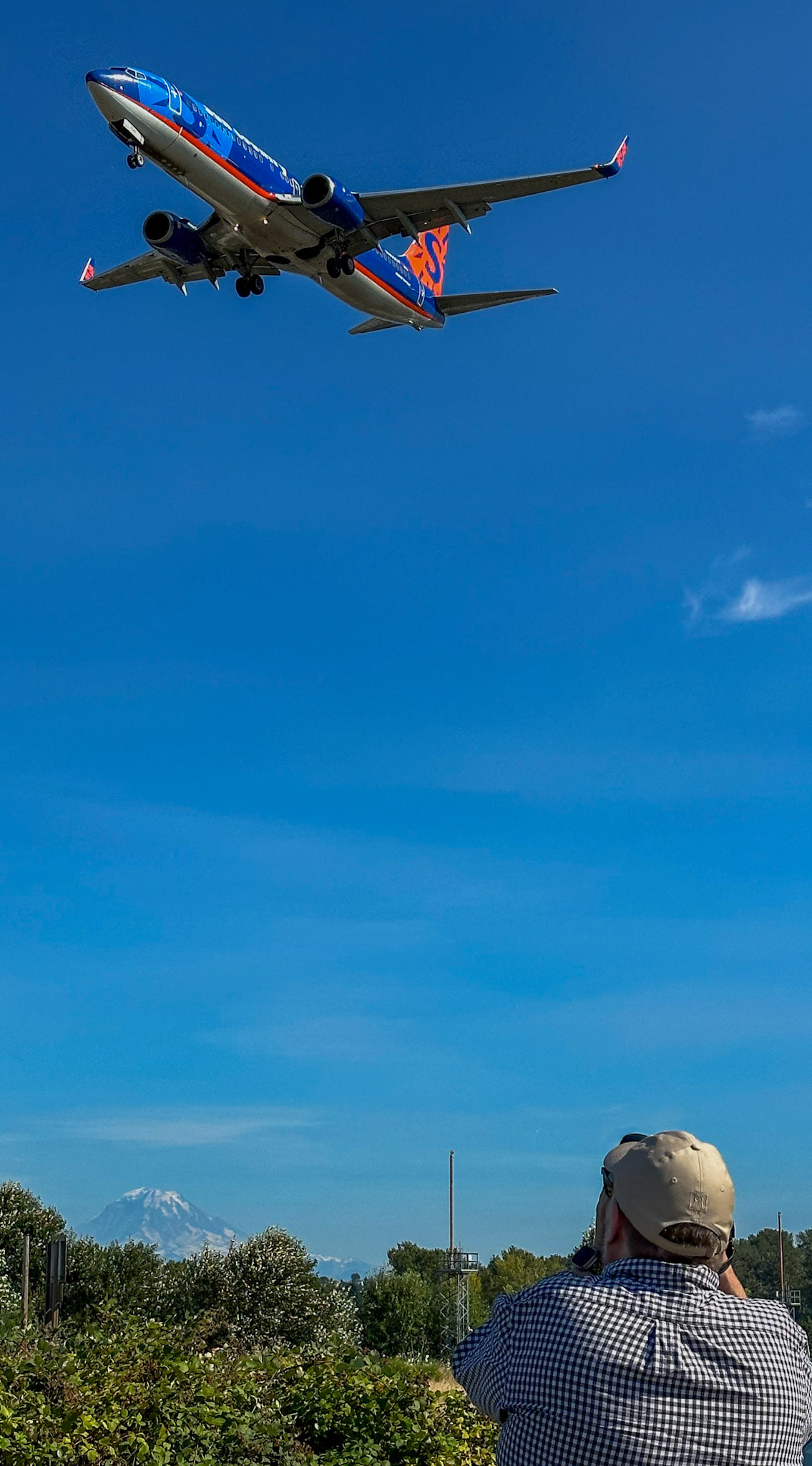 Mount Rainier with avgeek