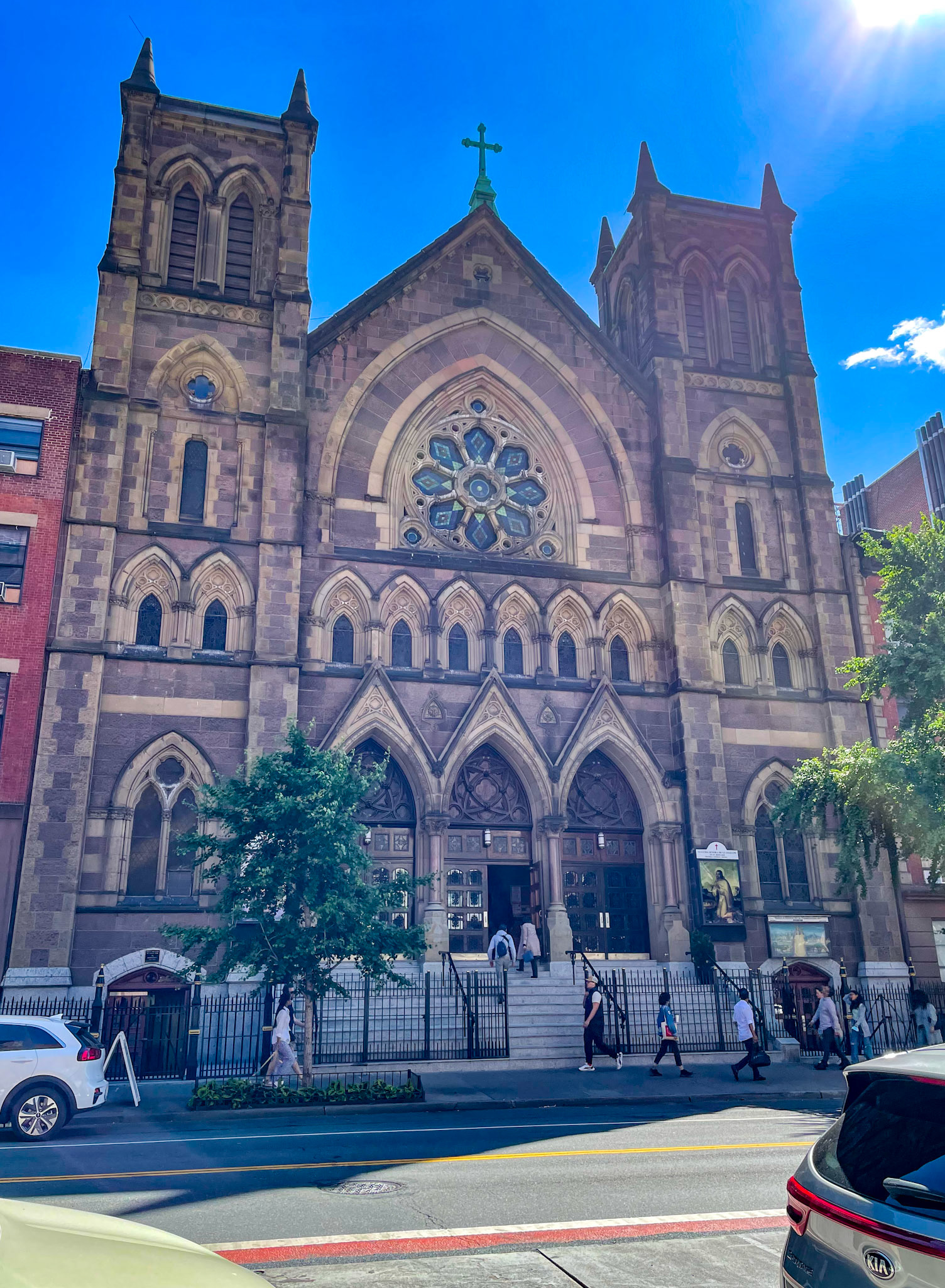 New York, NY - Jun 19, 2022: Church of Our Lady of Guadalupe at St. Bernard