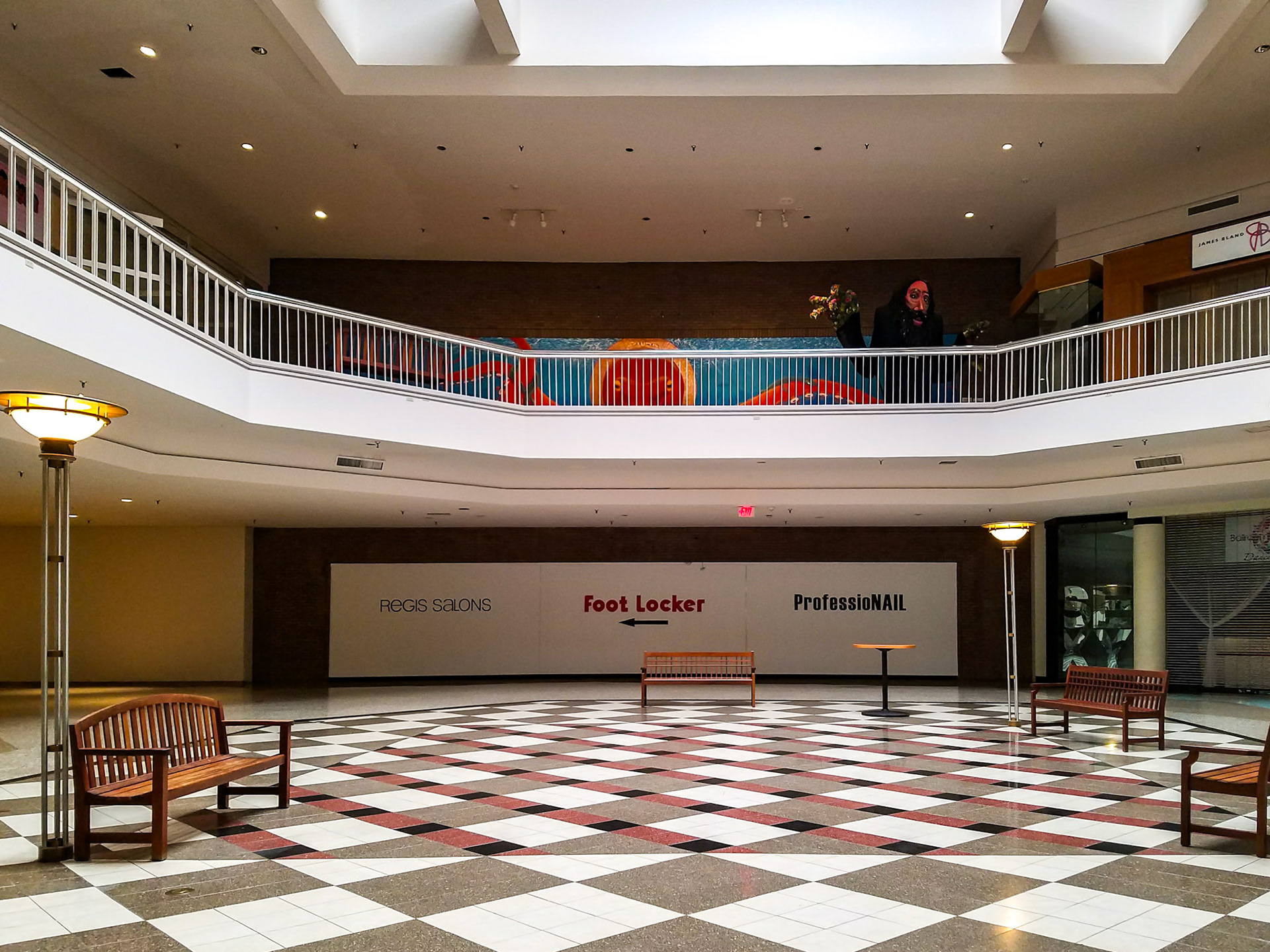 Dallas, TX, US - Jan 22, 2017: Abandoned shopping mall