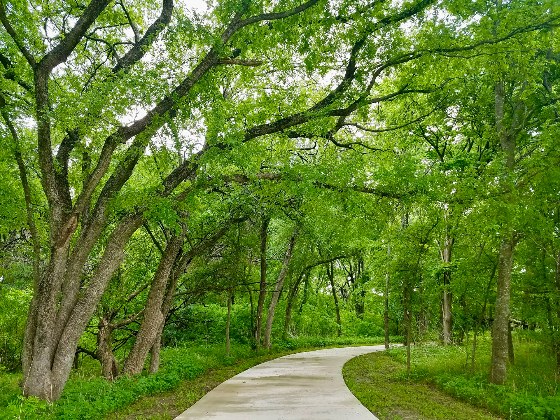 Wylie, TX, US - Apr 10, 2017: City of Wylie Municipal Trail