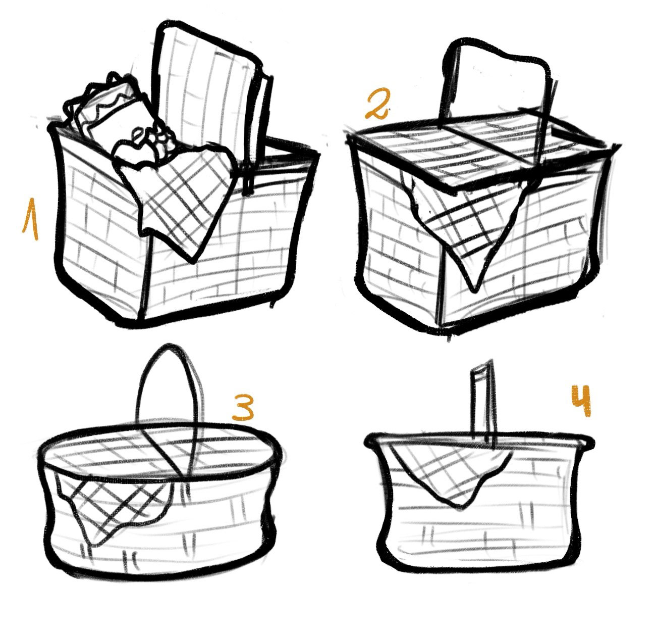 Prop sketches variations