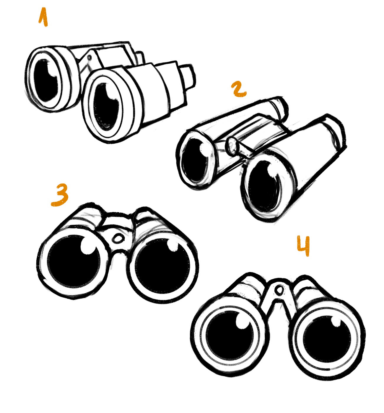 Prop sketches variations