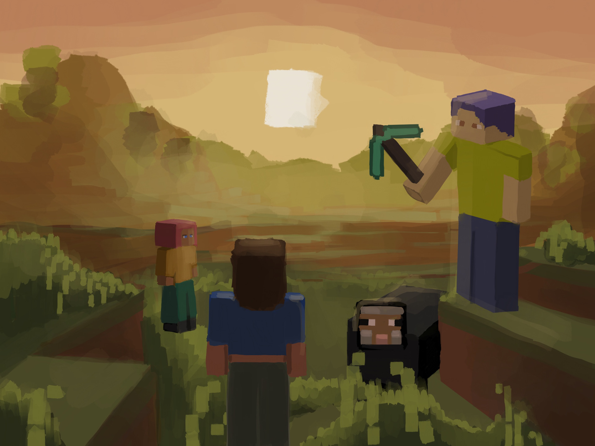 Community in Multiplayer Minecraft