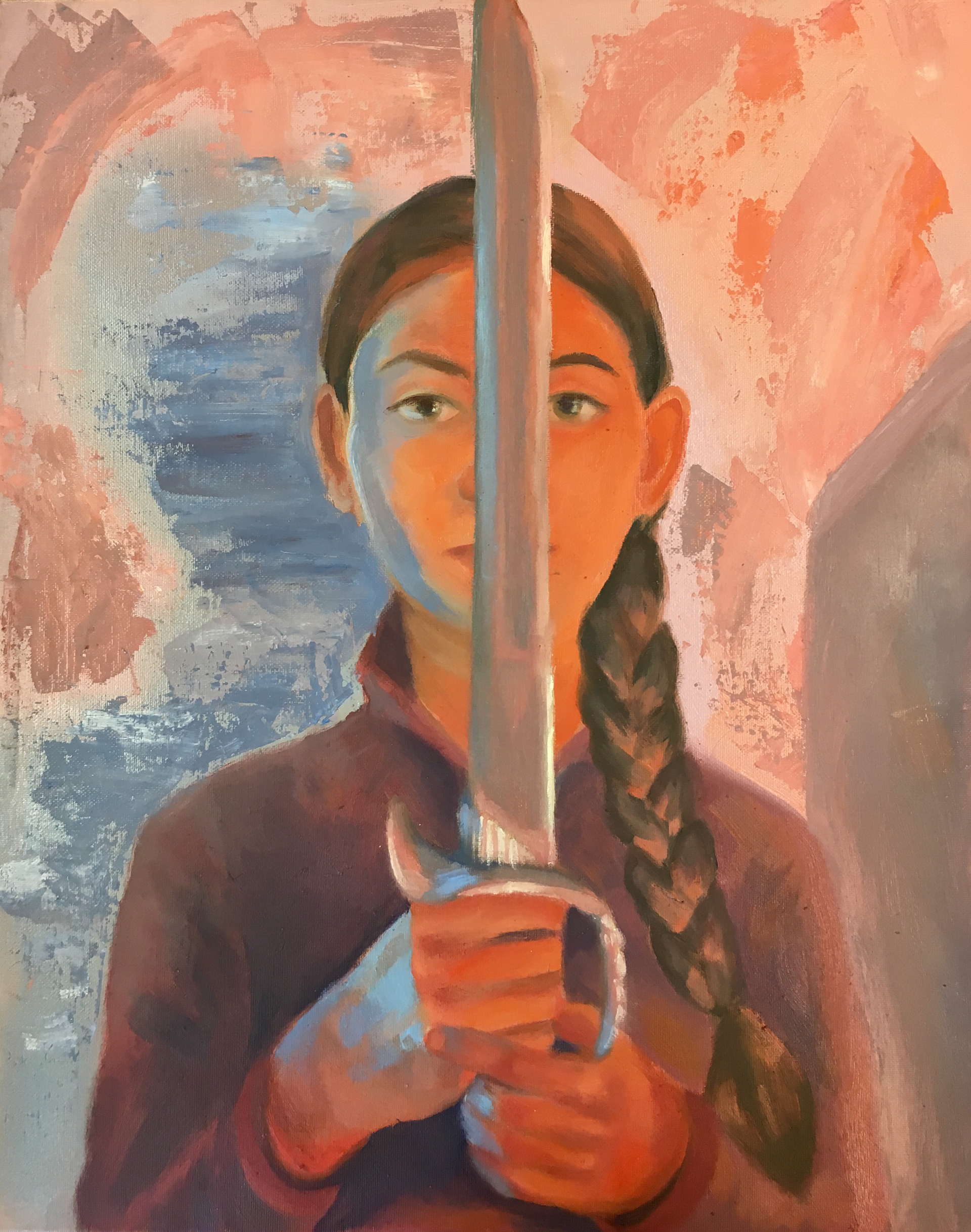 Lizzie (oil on canvas)