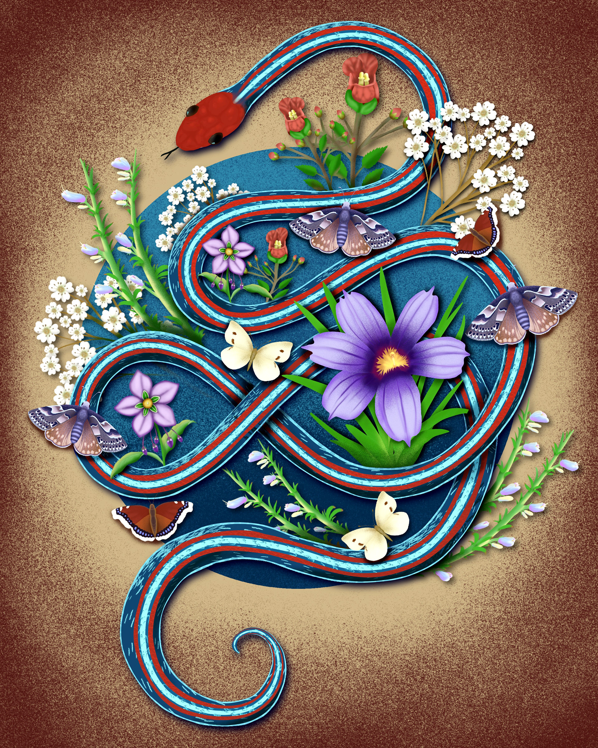 Red-Sided Garter Snake