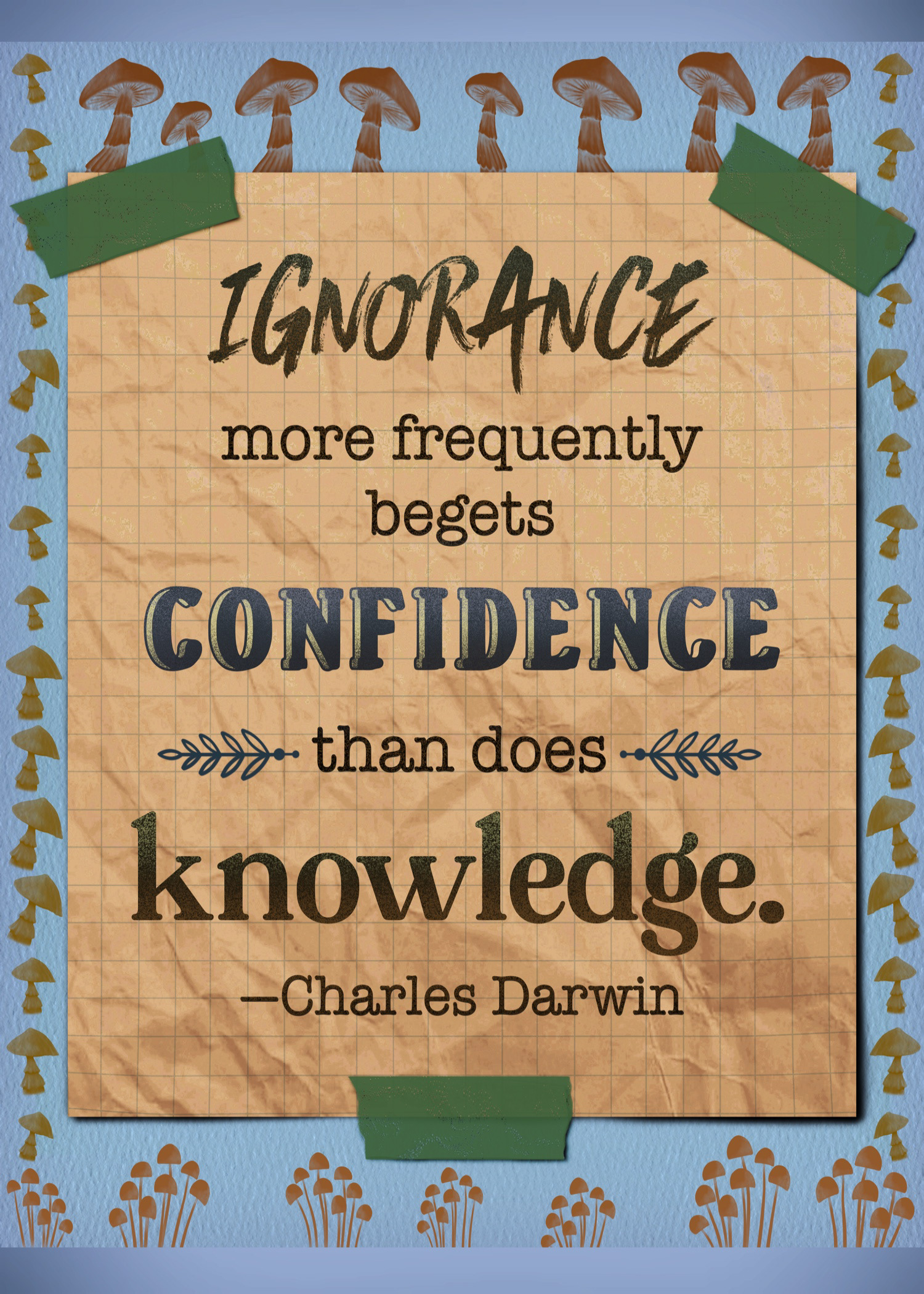 Darwin Quote Confidence