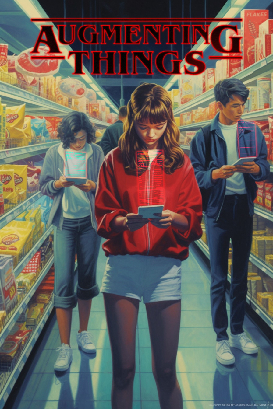 An oldie but a goodie: use AR to truly understand how your food purhcases impact your body and society at large in various capacities.