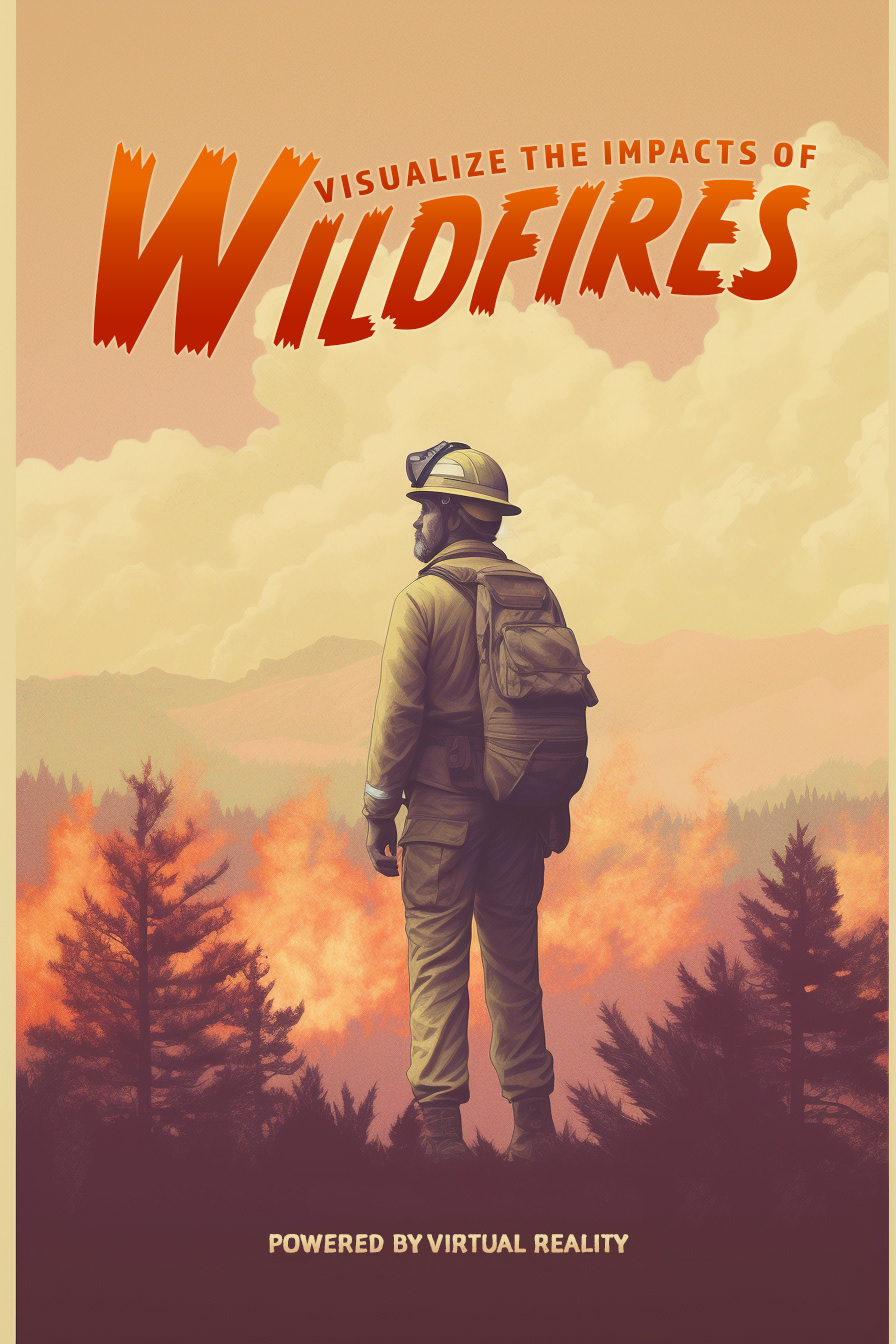 Use VR to visualize the impact and of wildfires and imagine various mitigation strategies that will ultimately require the work of brave individuals on the front lines.