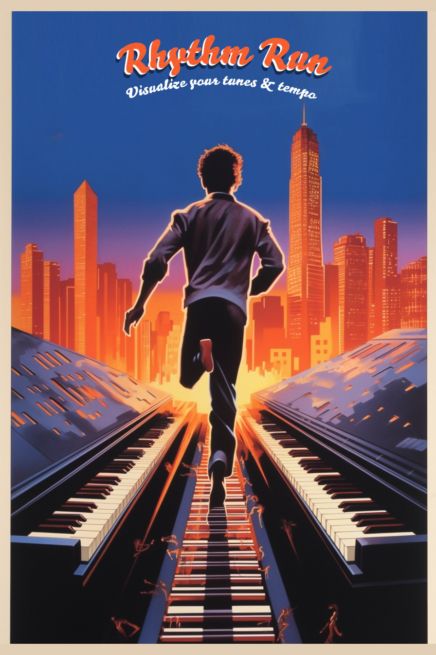 Rhythm Run is an AR game that interfaces with a runner's music to provide incentive to running at specific tempos based on the music and the environment.