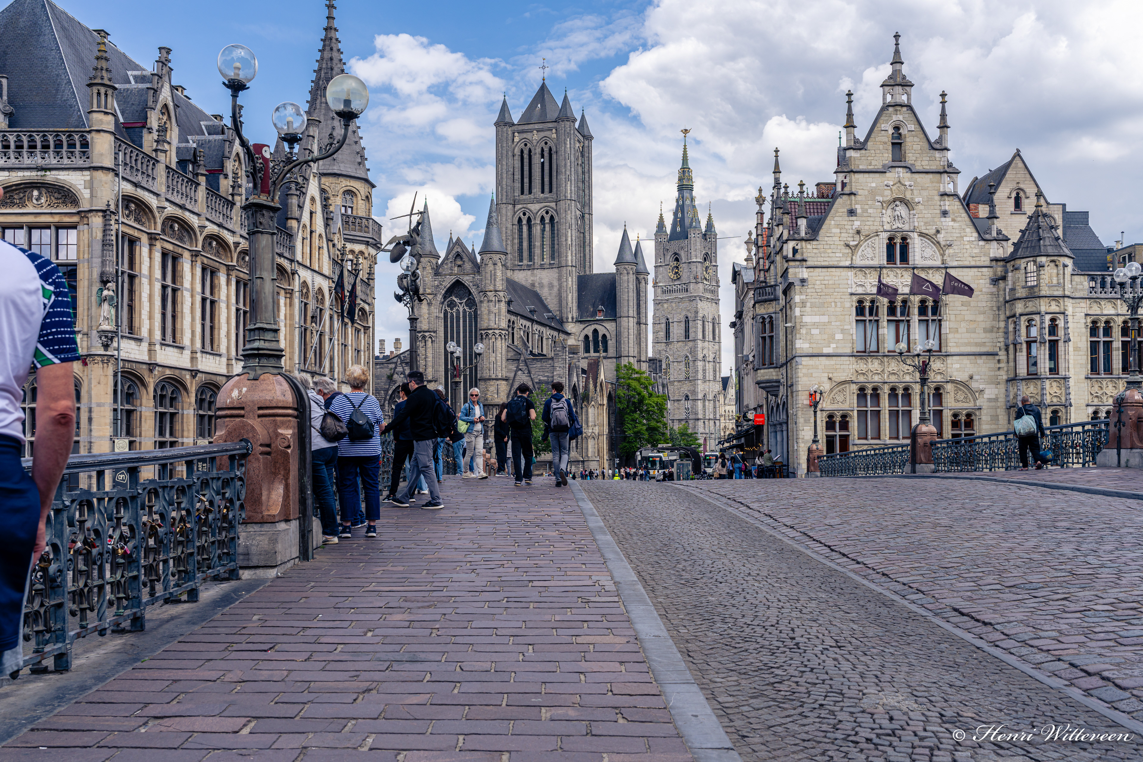 08 - Gent - Uitzicht vanaf de Sint-Michielsbrug (View from the Saint Micheals Bridge)