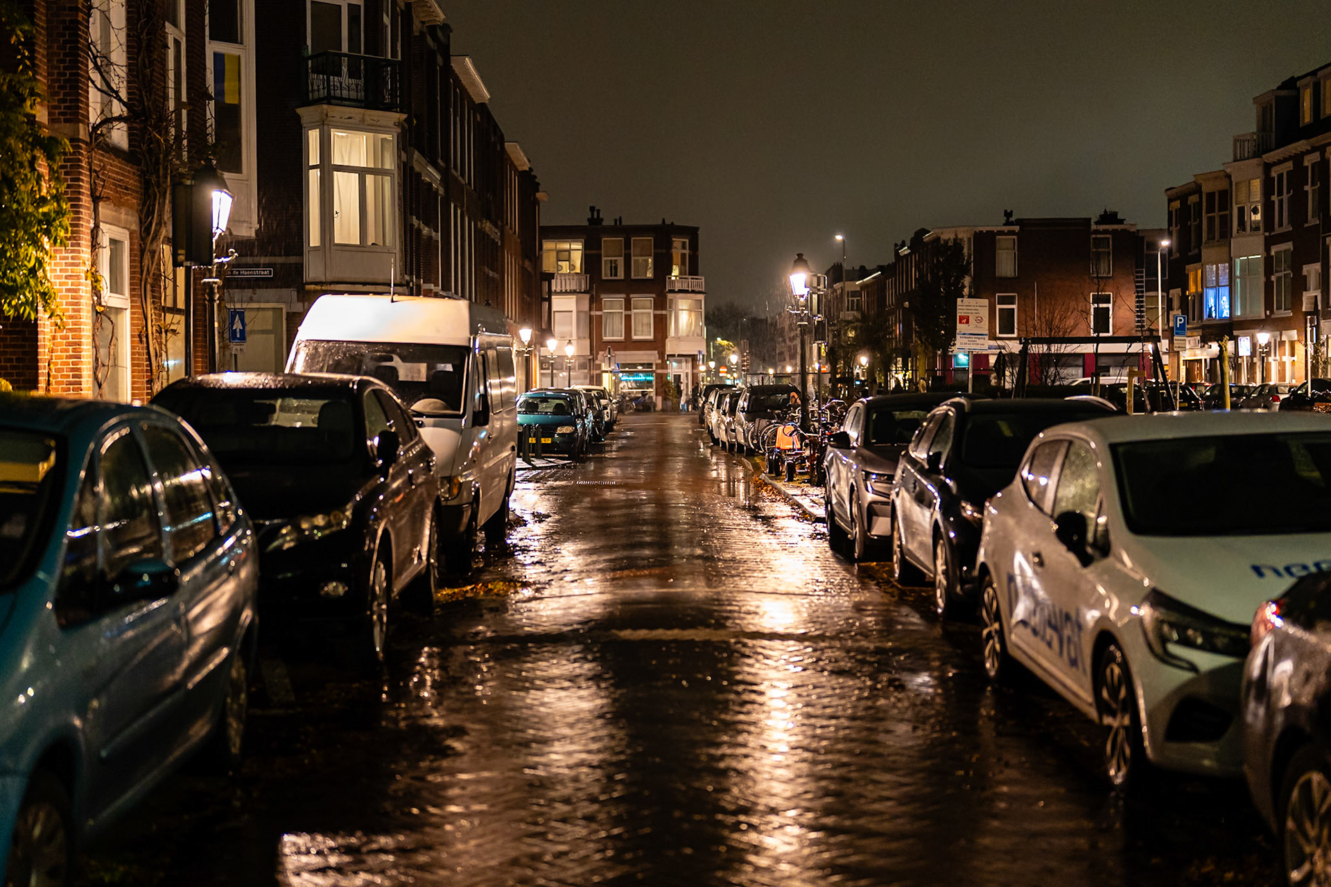 23  - Copernicuslaan in the rain 2