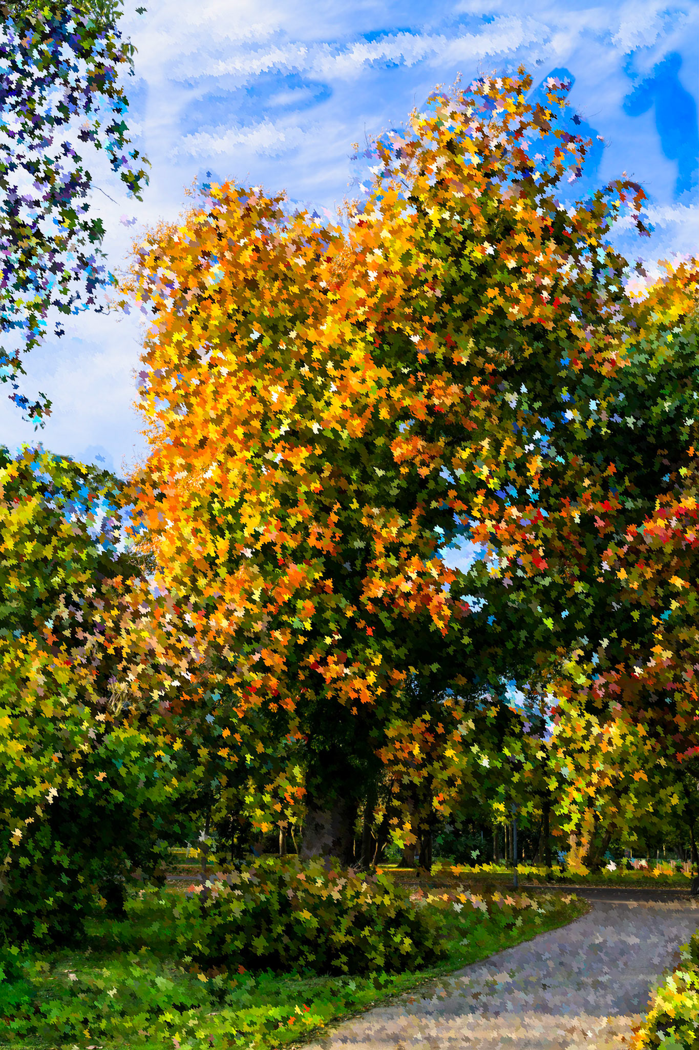 03 - Impressionistic photo Zuiderpark Tha Hague