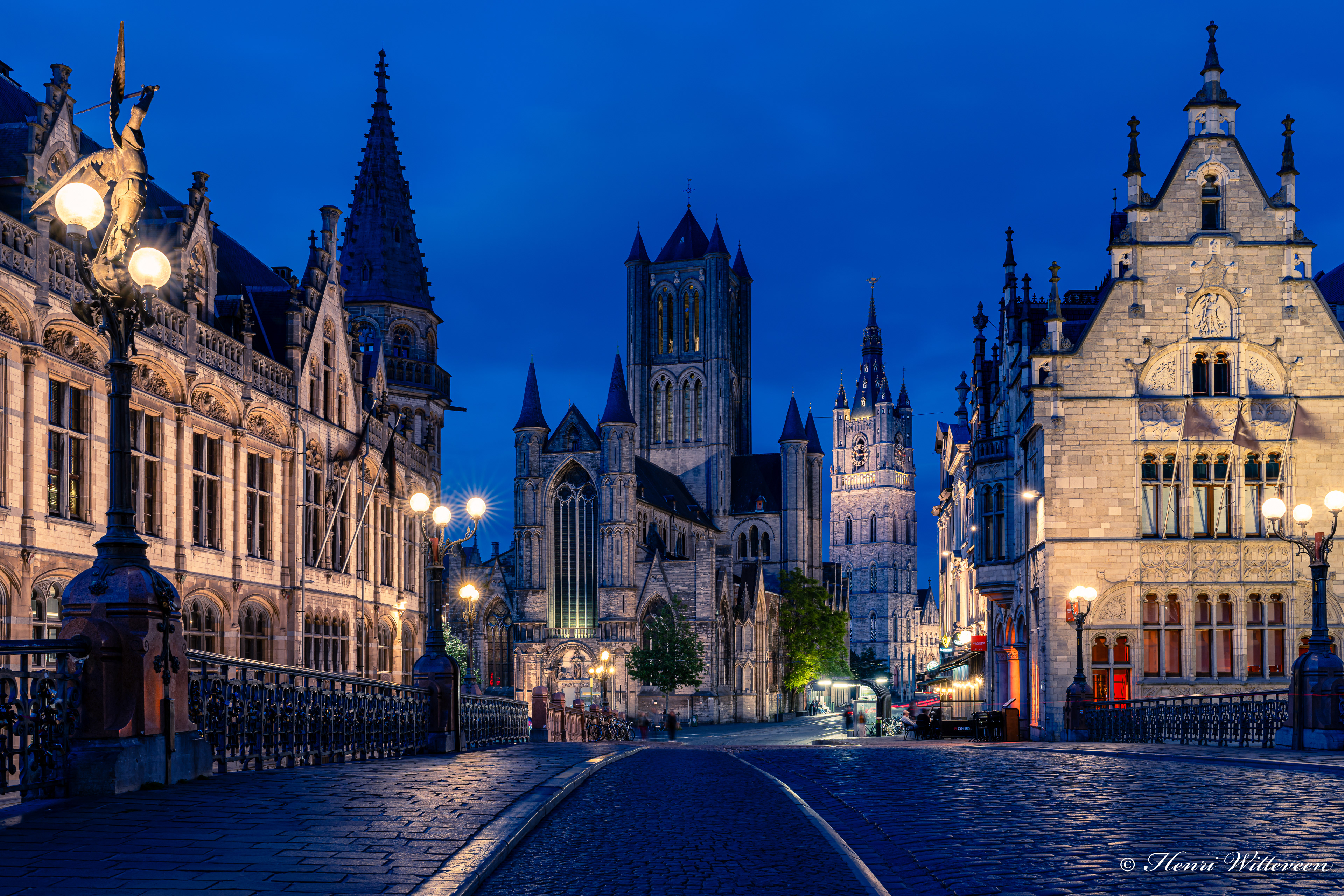 01 - Gent - Uitzicht vanaf de Sint-Michielsbrug (View from the Saint Micheals Bridge)