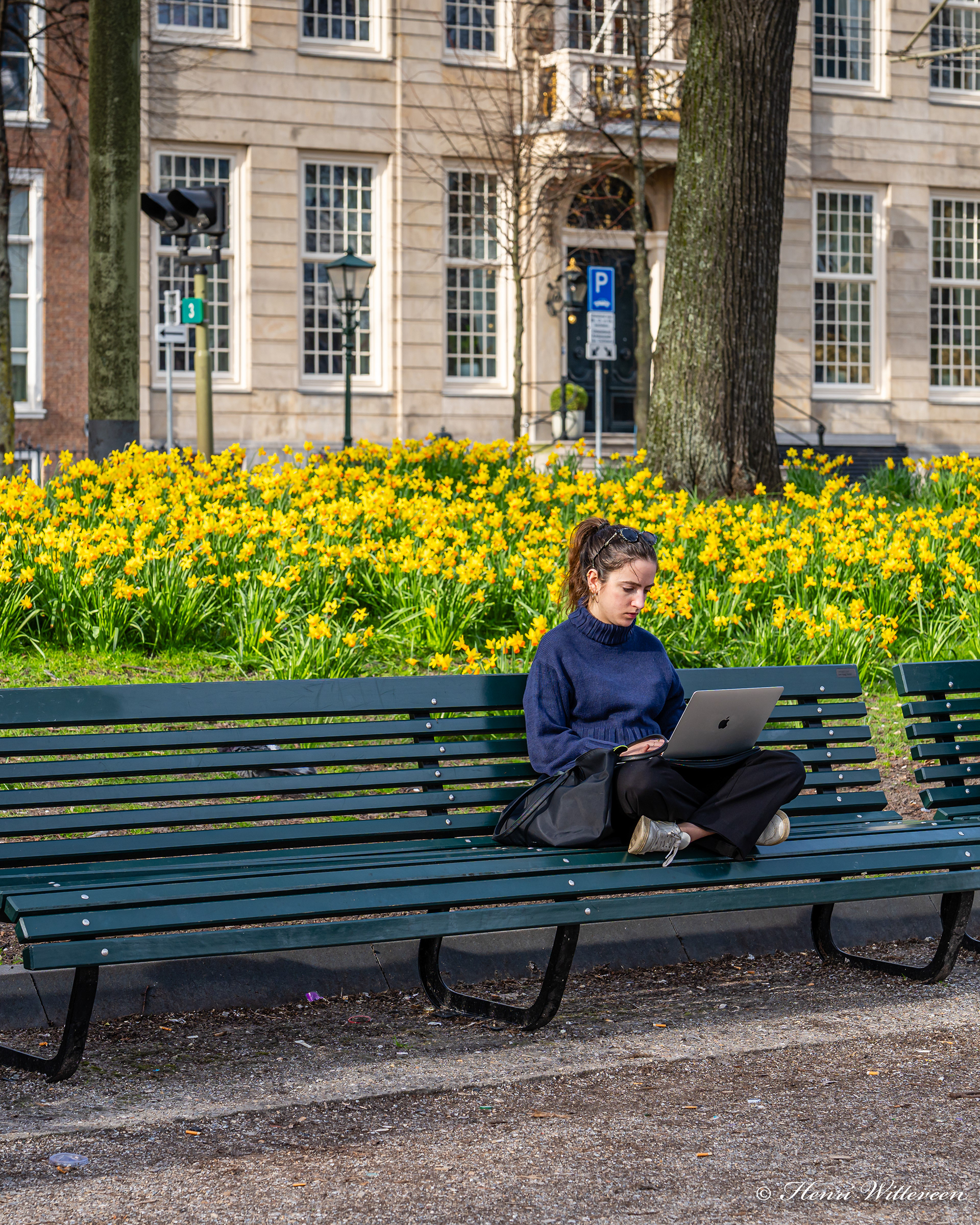 27 - Young woman with her notebook