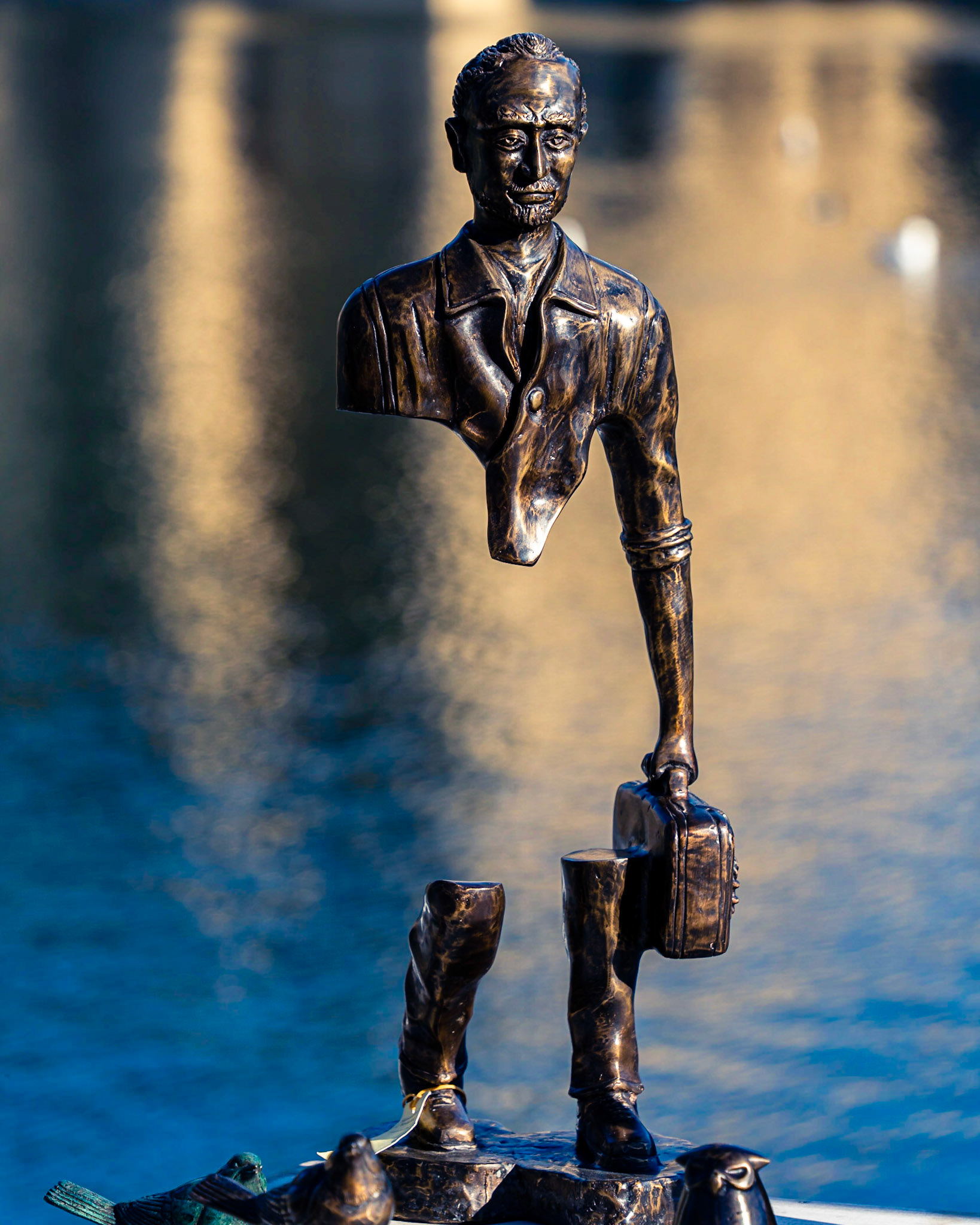 15 - Bronze sculpture at Le Marie Marché