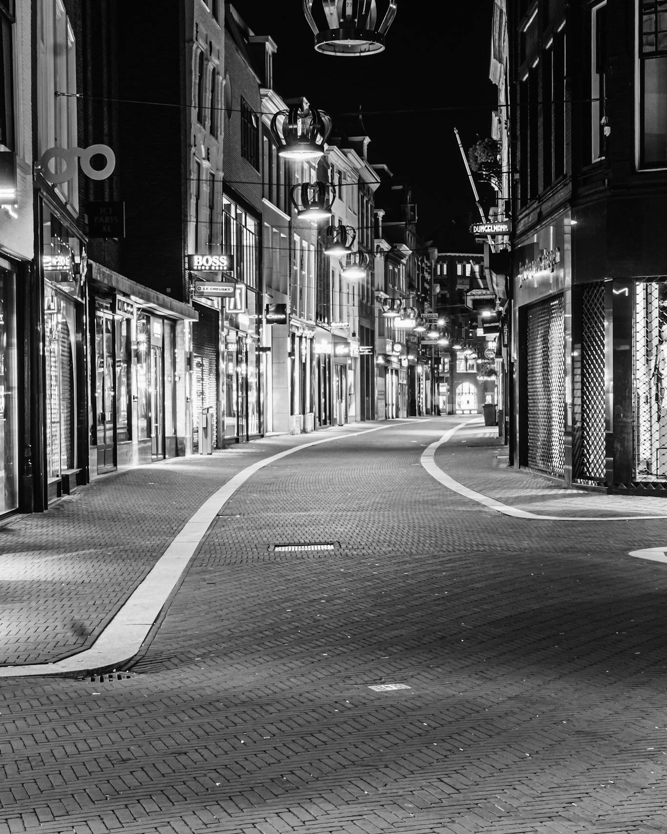 49 - Een leeg Noordeinde - An empty Noordeinde