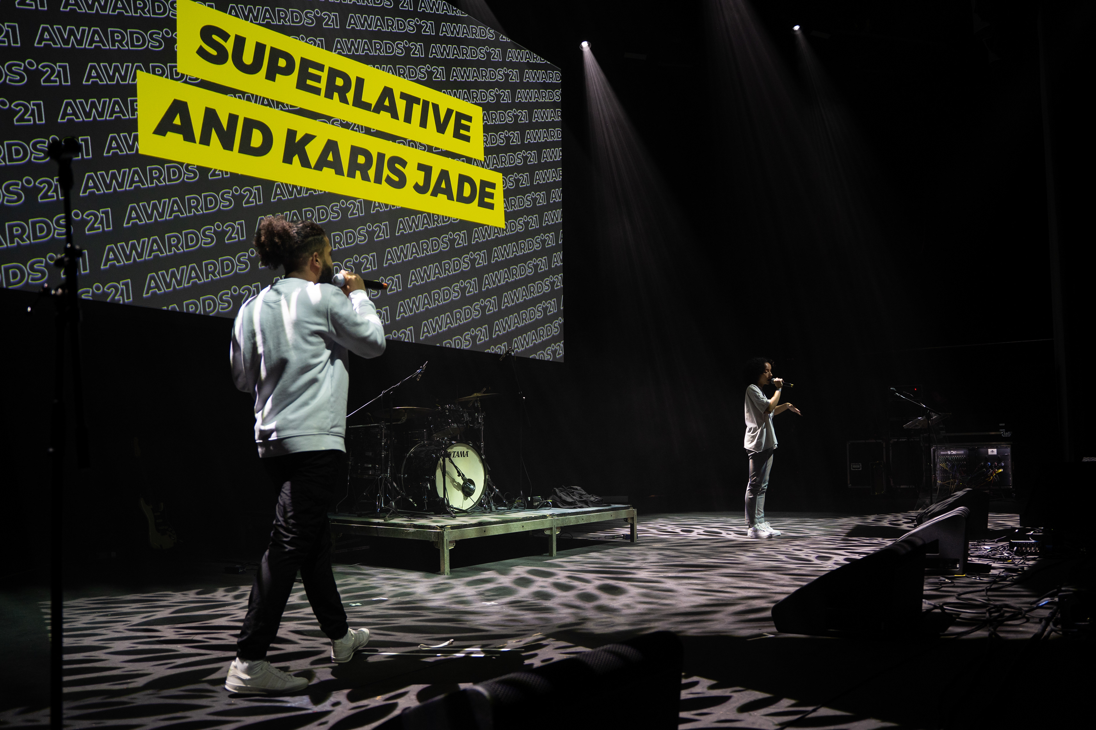 Superlative and Karis Jade at Youth Music Awards