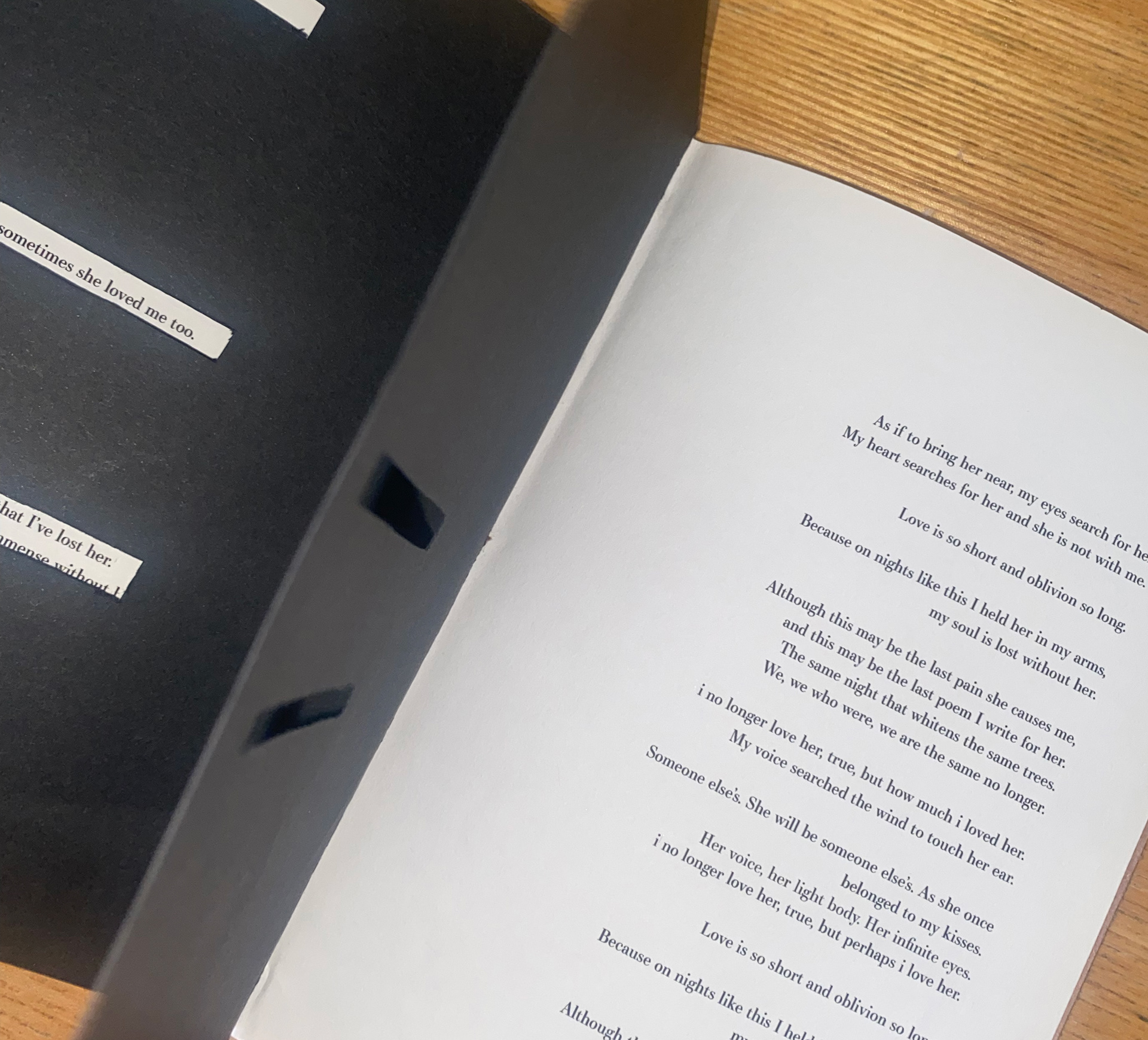 Cutouts over key phrases (page underneath)